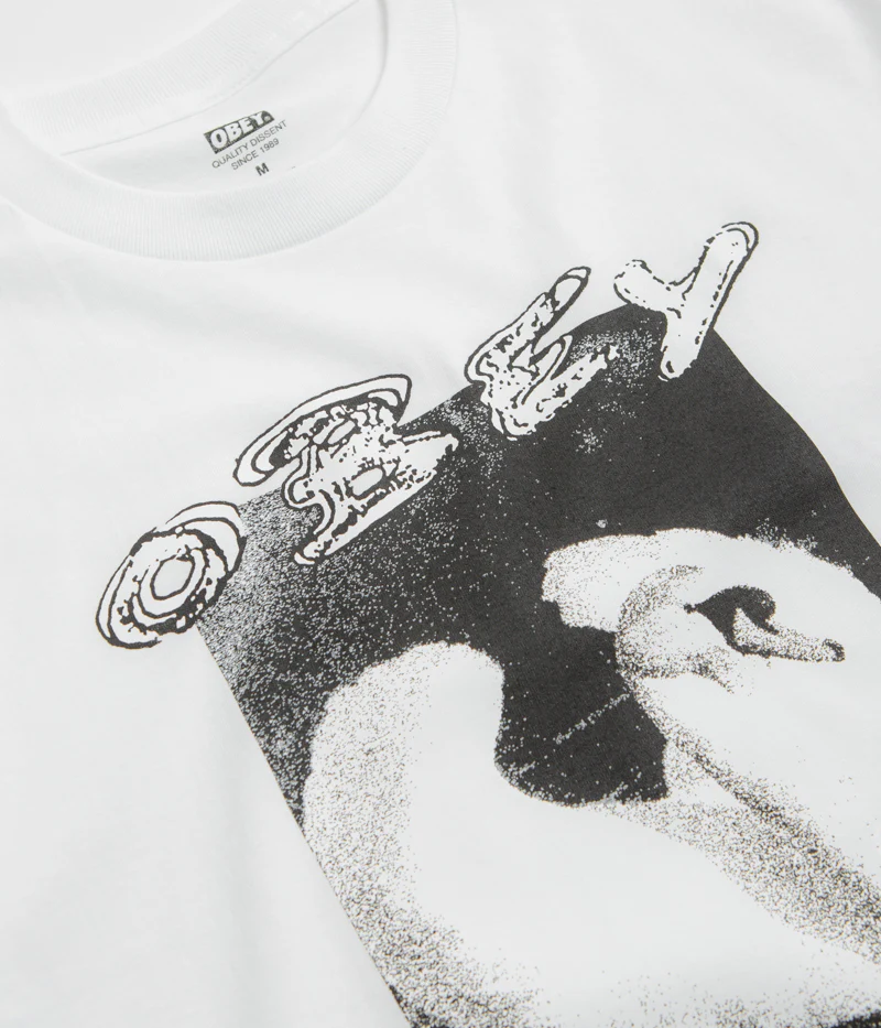 Obey Swan T-Shirt - White - Image 2