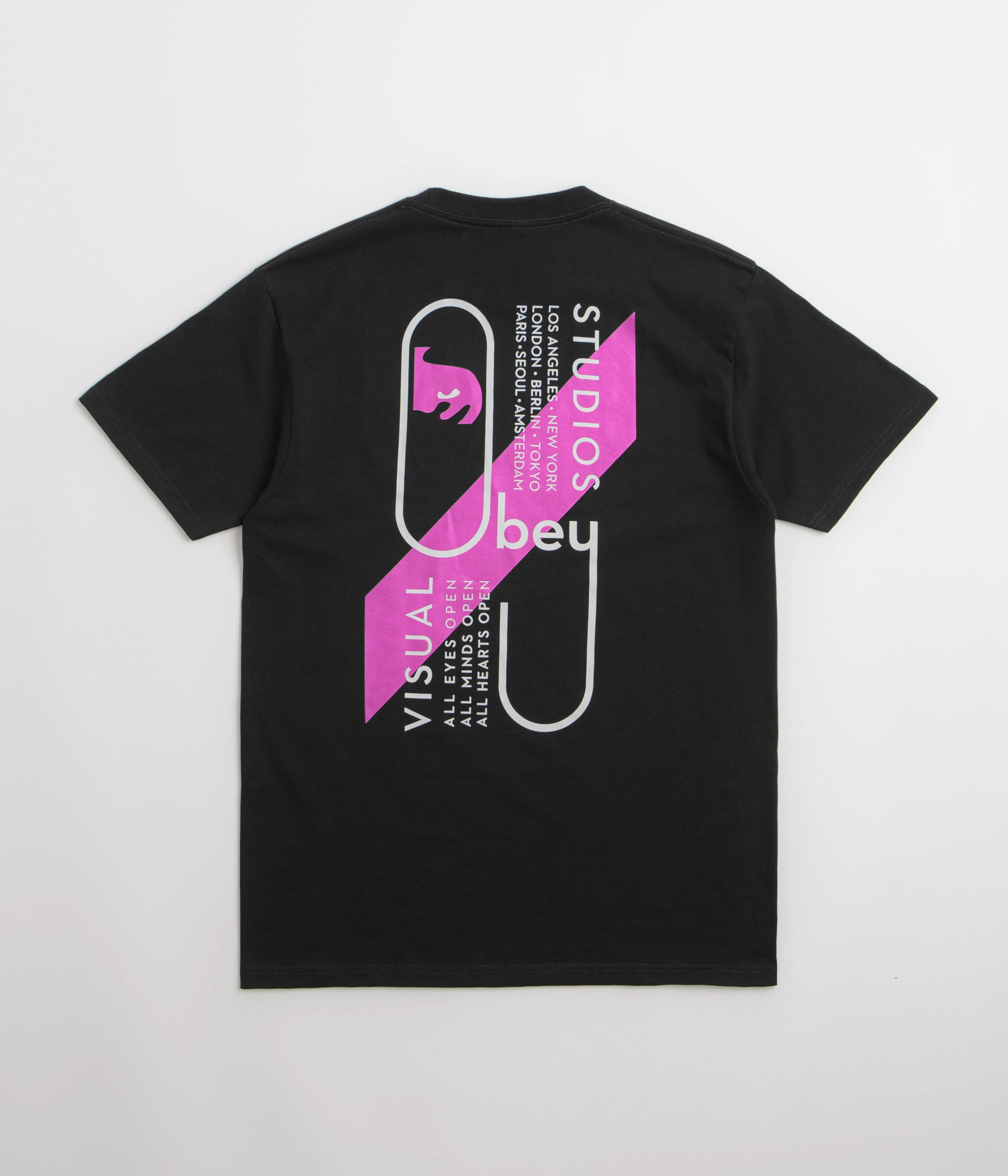 Obey Visual Studios T-Shirt - Black - Image 2