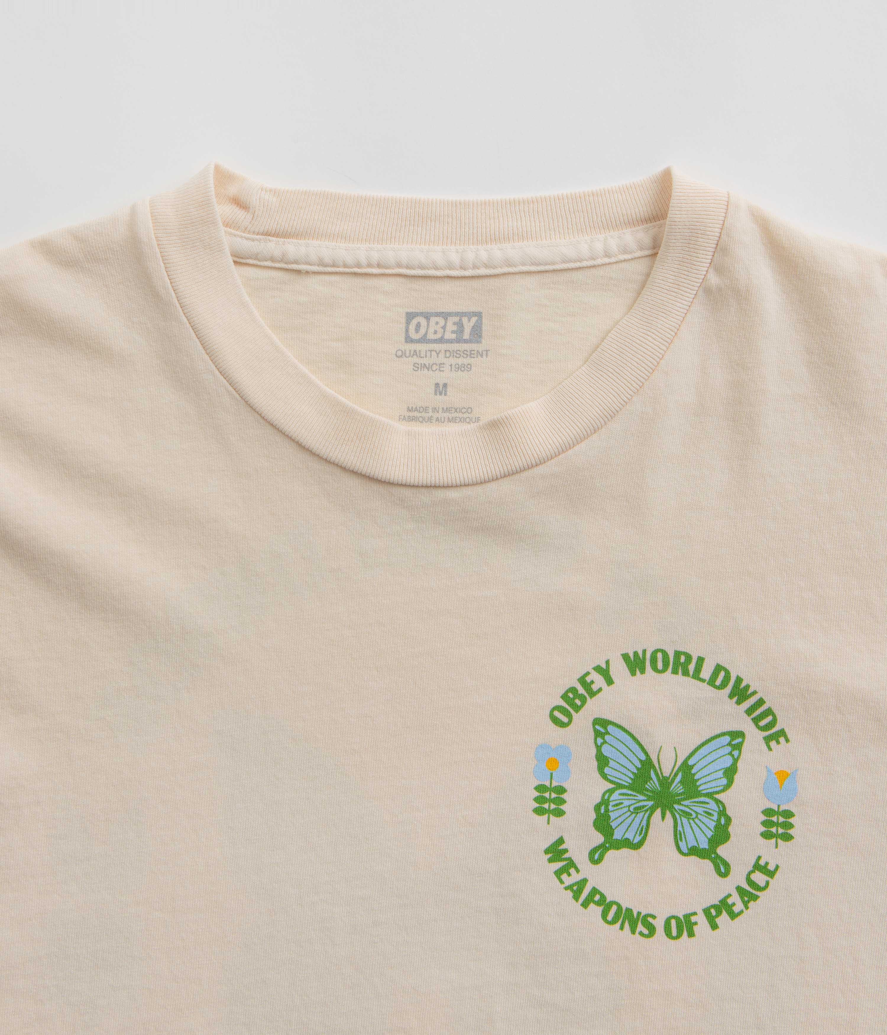 Obey Weapons Of Peace T-Shirt - Sago - Image 4