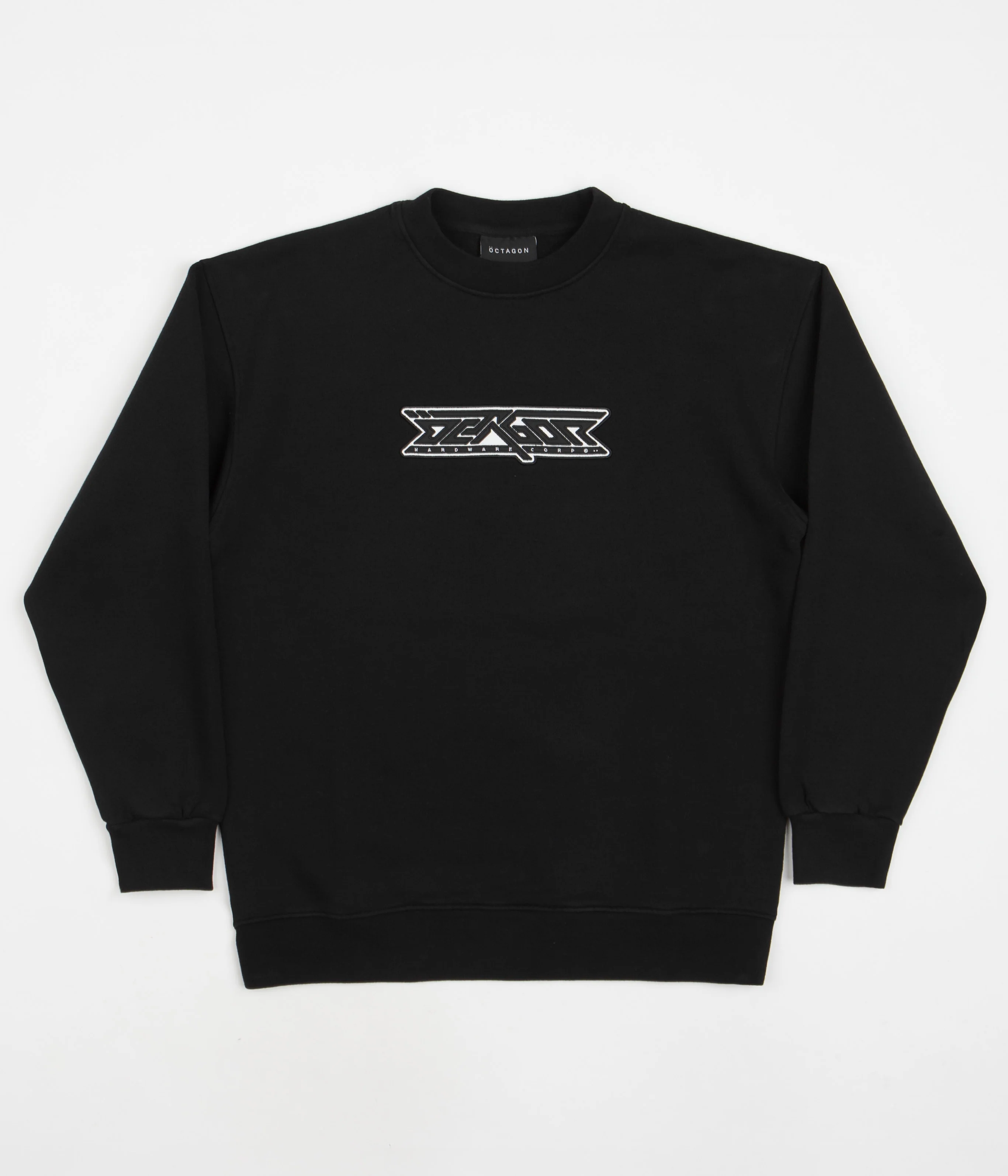 Octagon Dash Crewneck Sweatshirt - Black