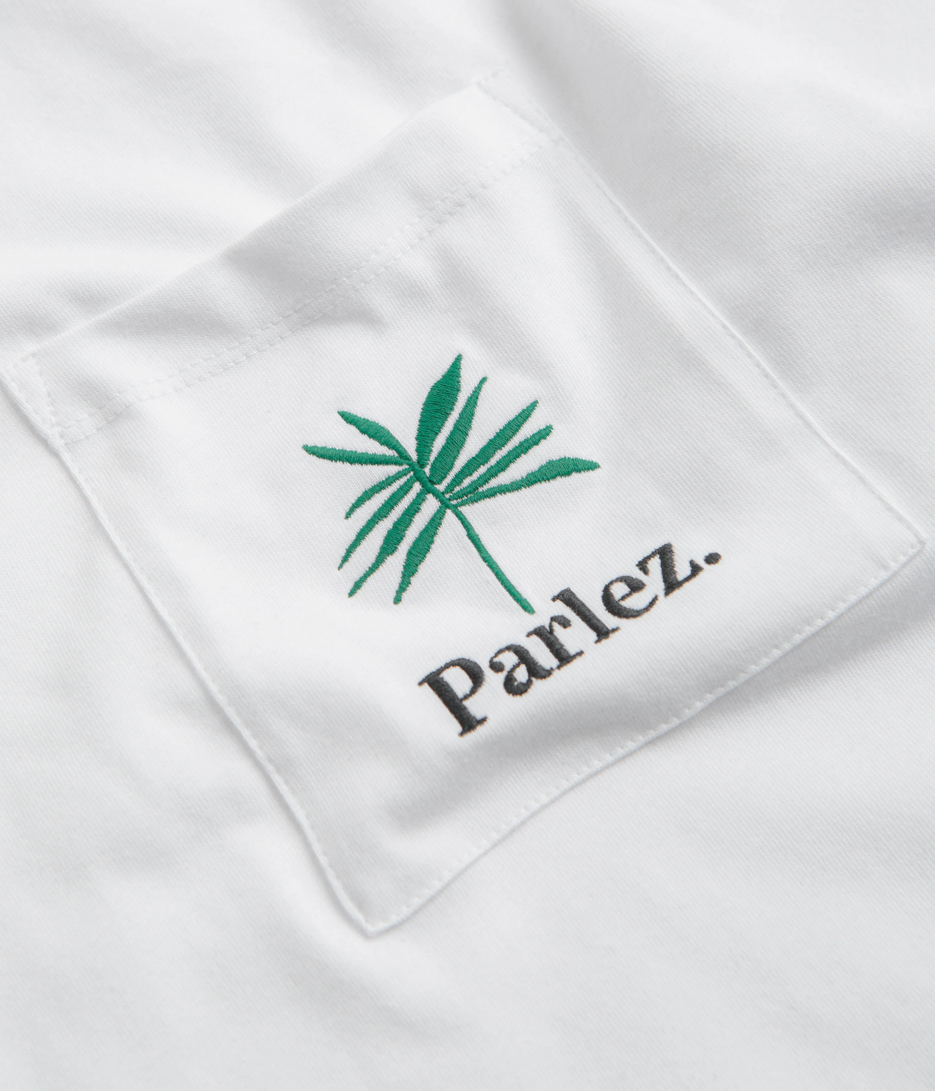 Parlez Areca Pocket T-Shirt - White - Image 2