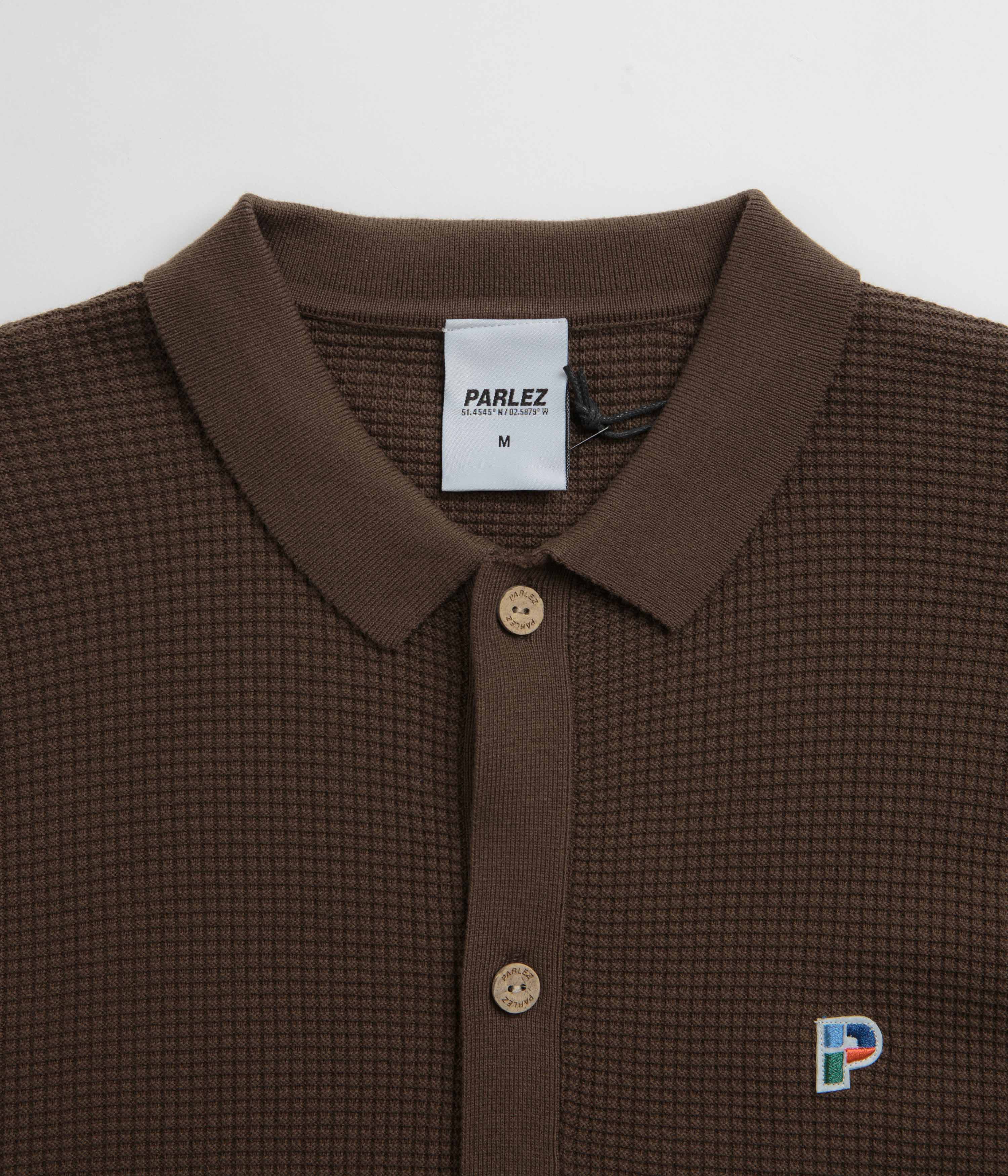 Parlez Arthur Knit Cardigan - Mocha Brown - Image 5