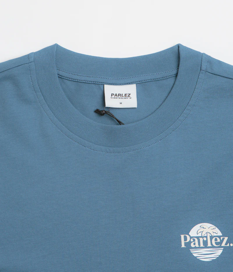 Parlez Boca T-Shirt - China Blue - Image 3