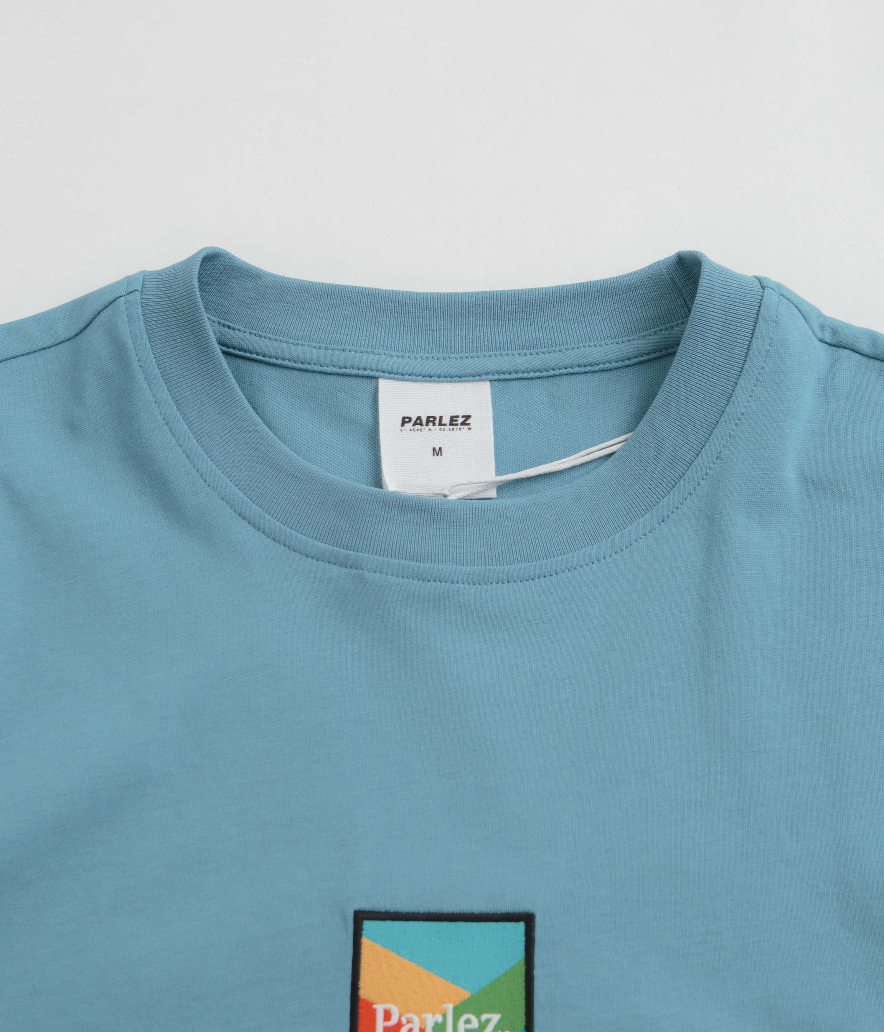 Parlez Boscobel T-Shirt - Dusty Blue - Image 2