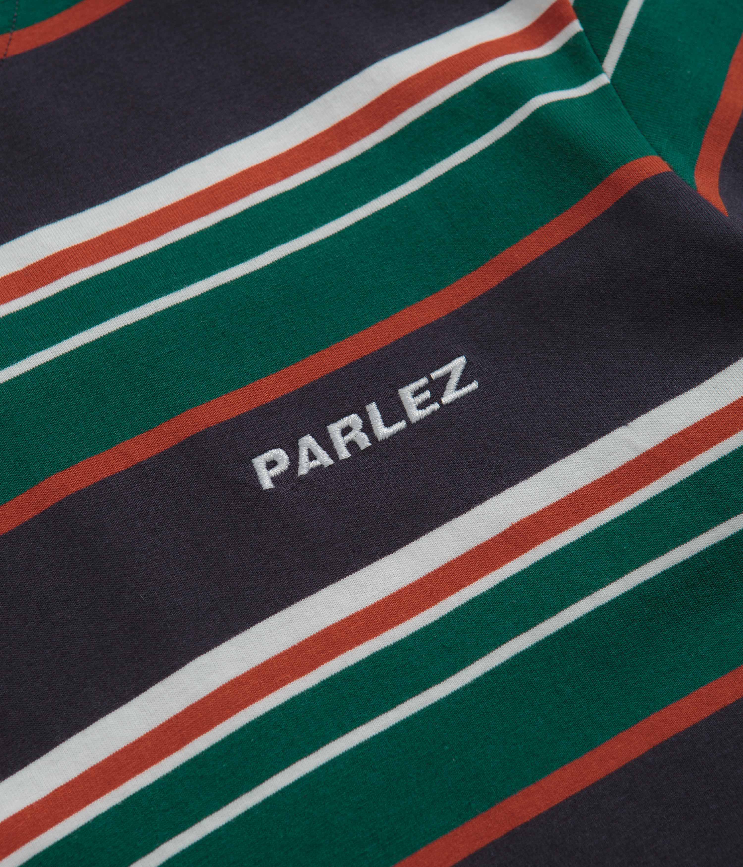 Parlez Elche Stripe T-Shirt - Navy - Image 3