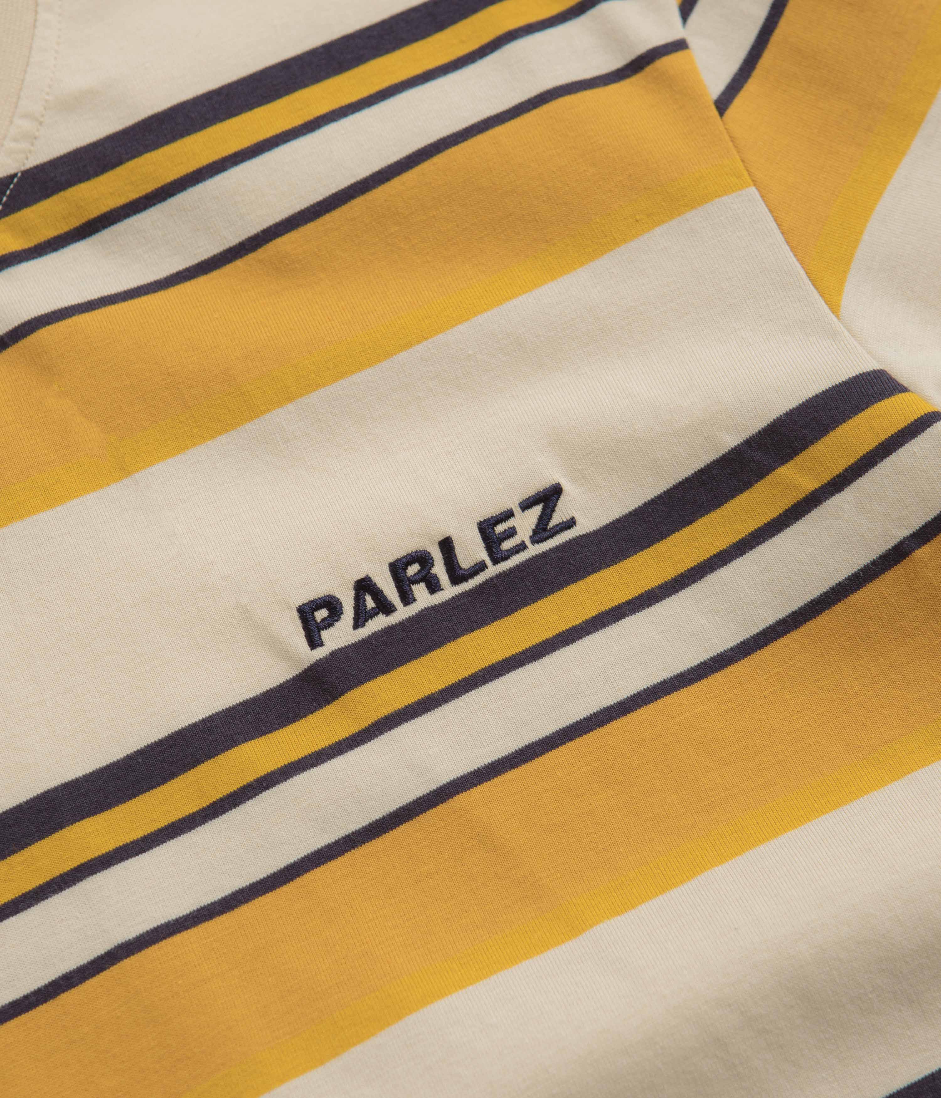 Parlez Elche Stripe T-Shirt - Yellow - Image 3