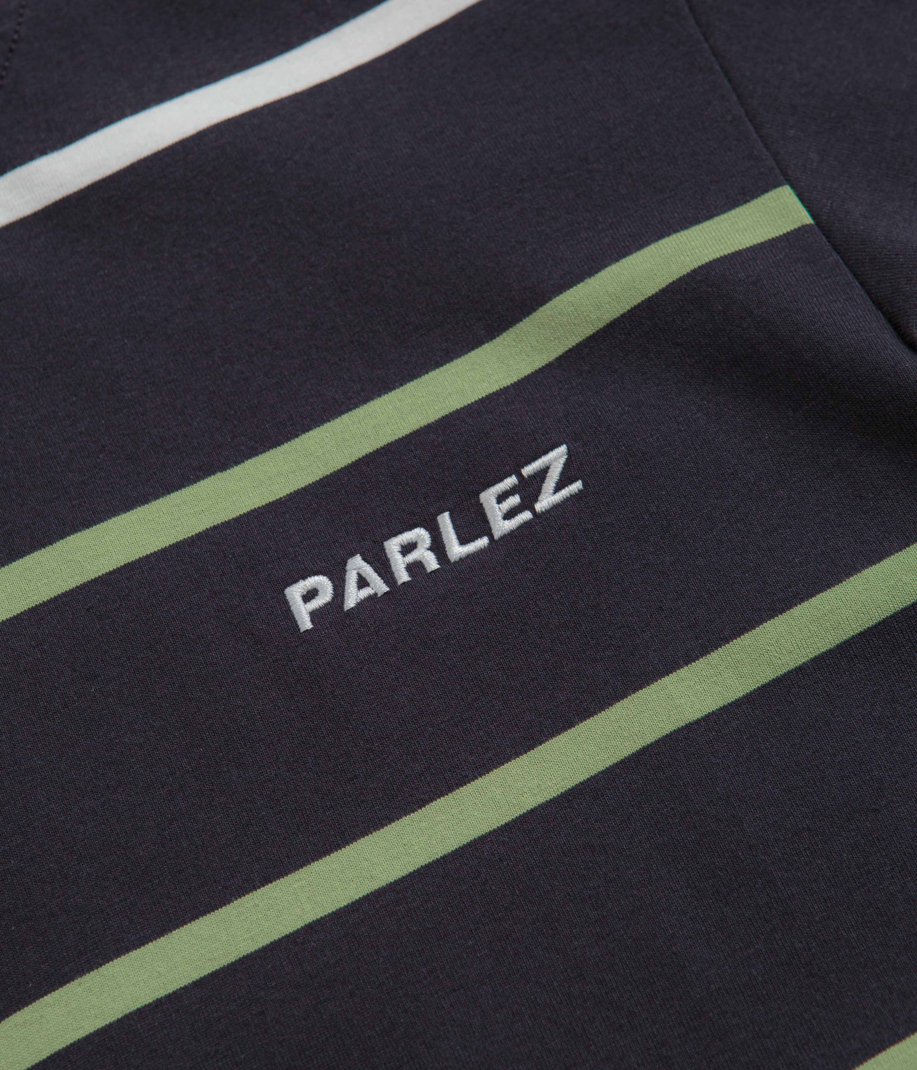 Parlez Element Stripe T-Shirt - Navy - Image 3