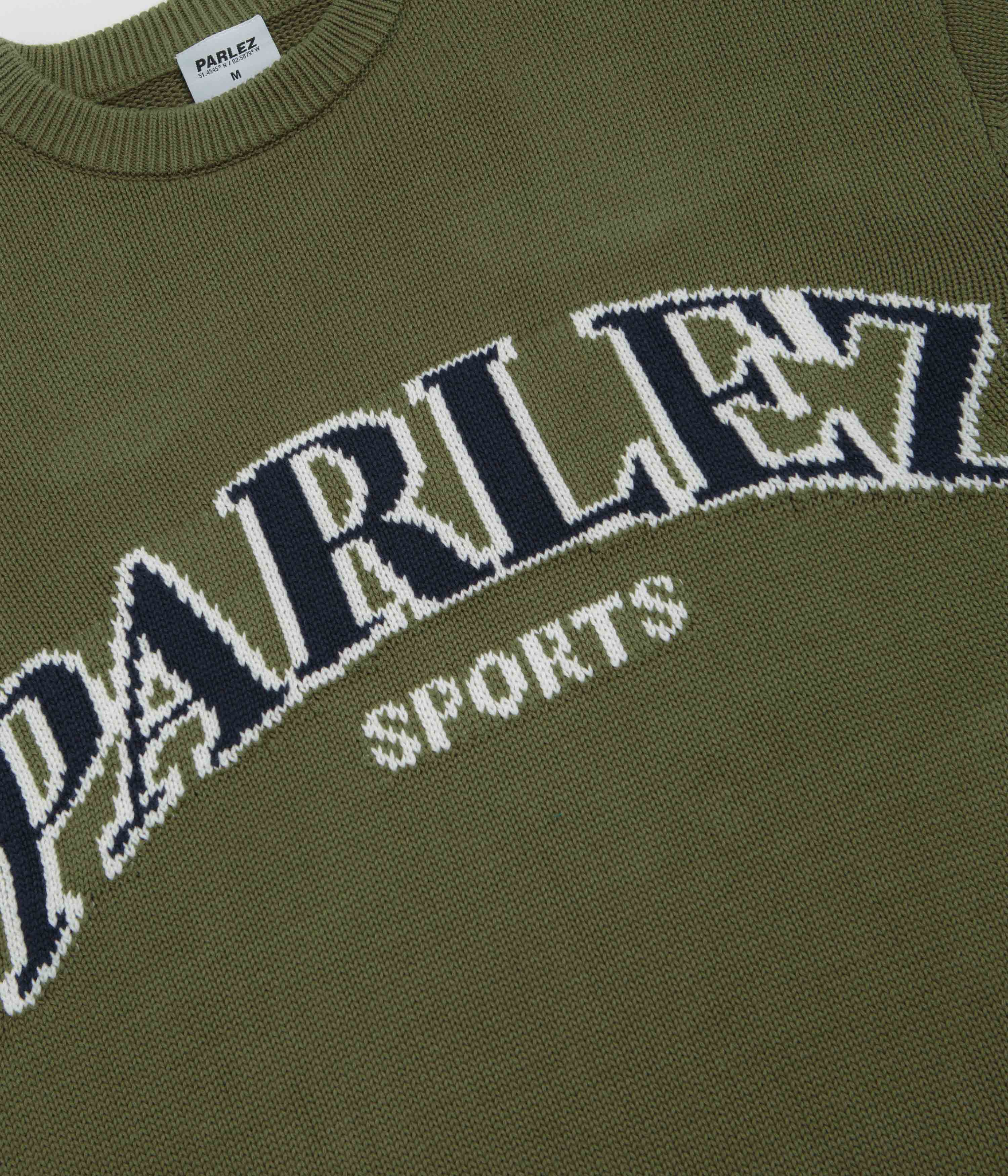 Parlez Phelan Crewneck Sweatshirt - Olive Green - Image 2