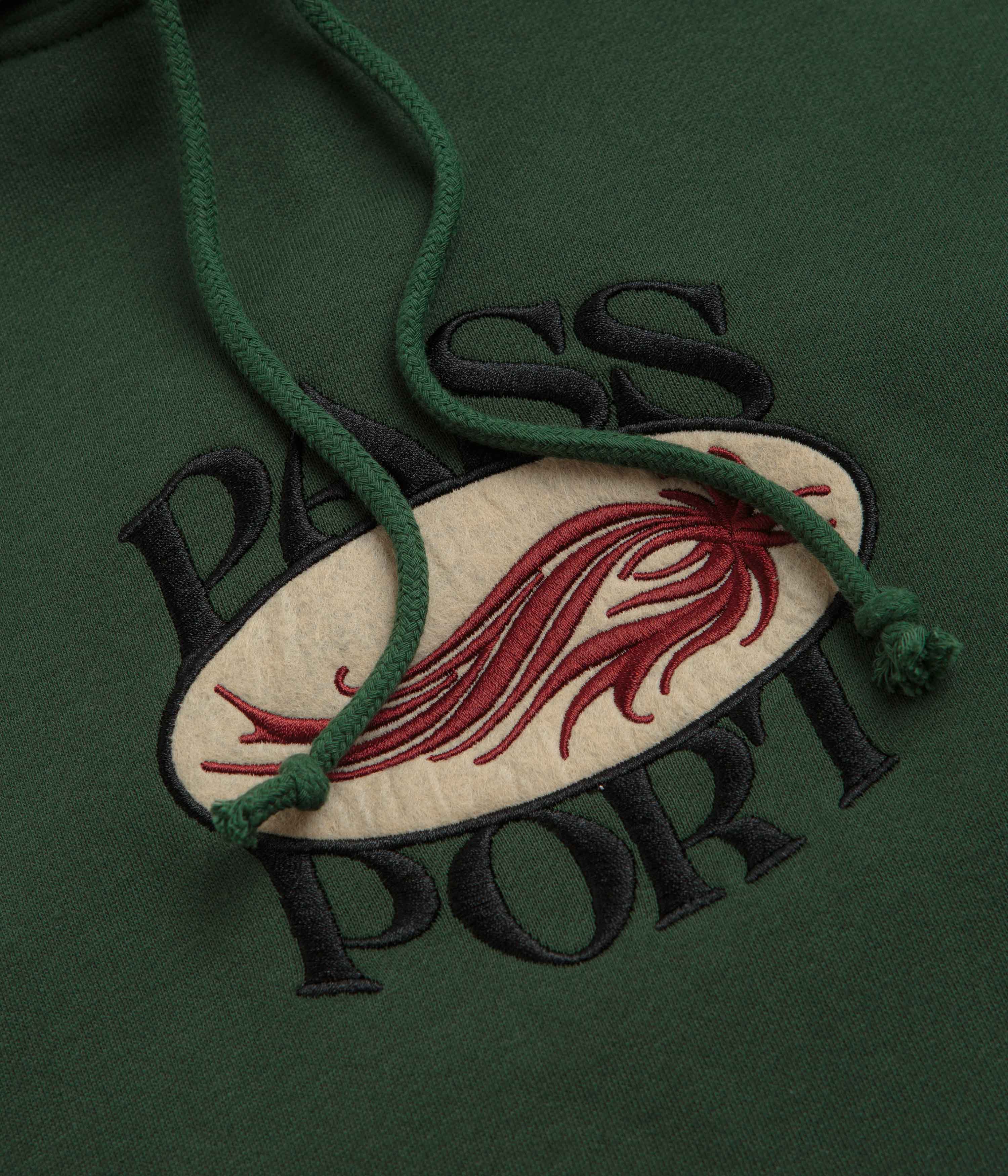 Pass Port Sunspot Hoodie - Forest Green - Image 3