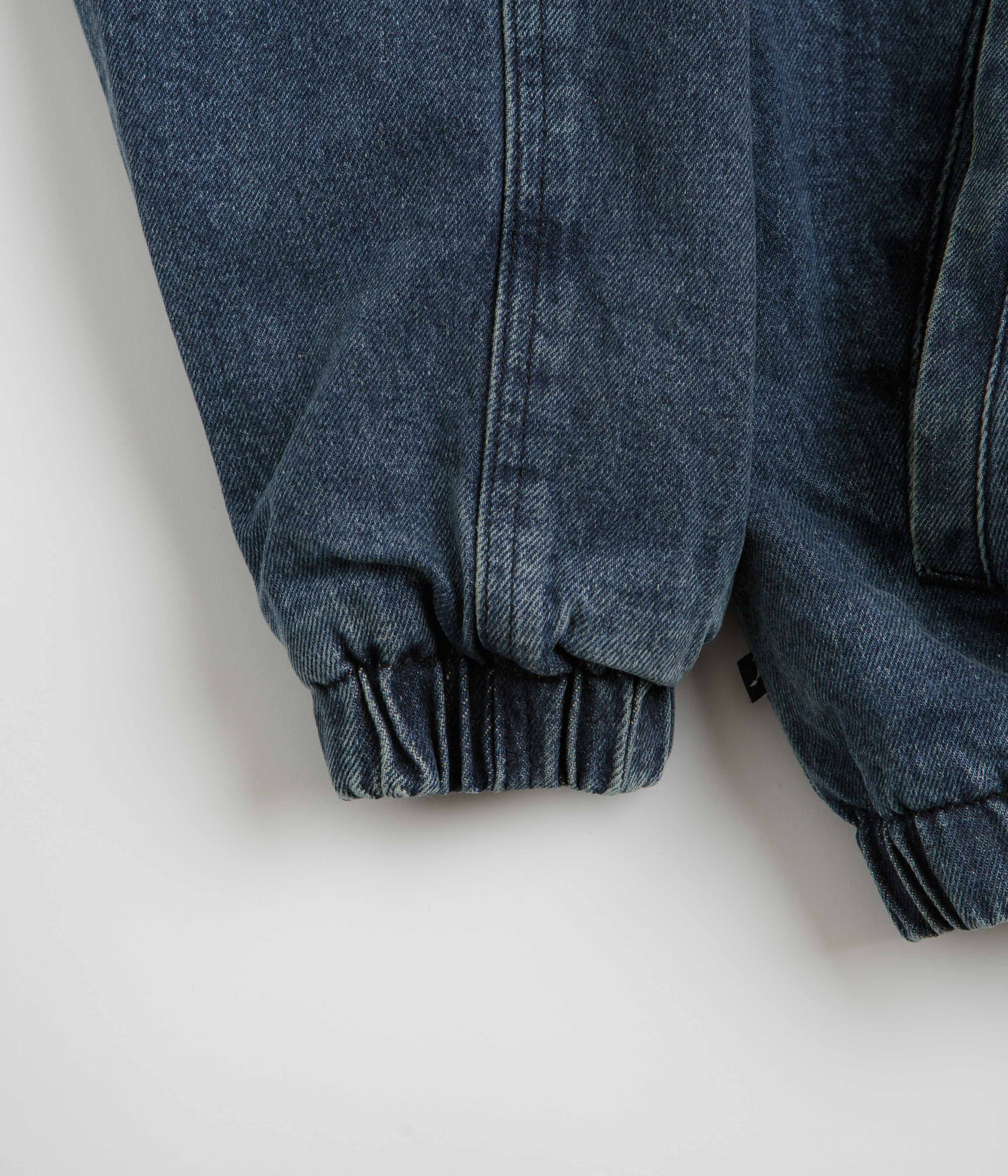 Pass Port Vineyard Birds Denim Delivery Jacket - Washed Indigo - Image 3