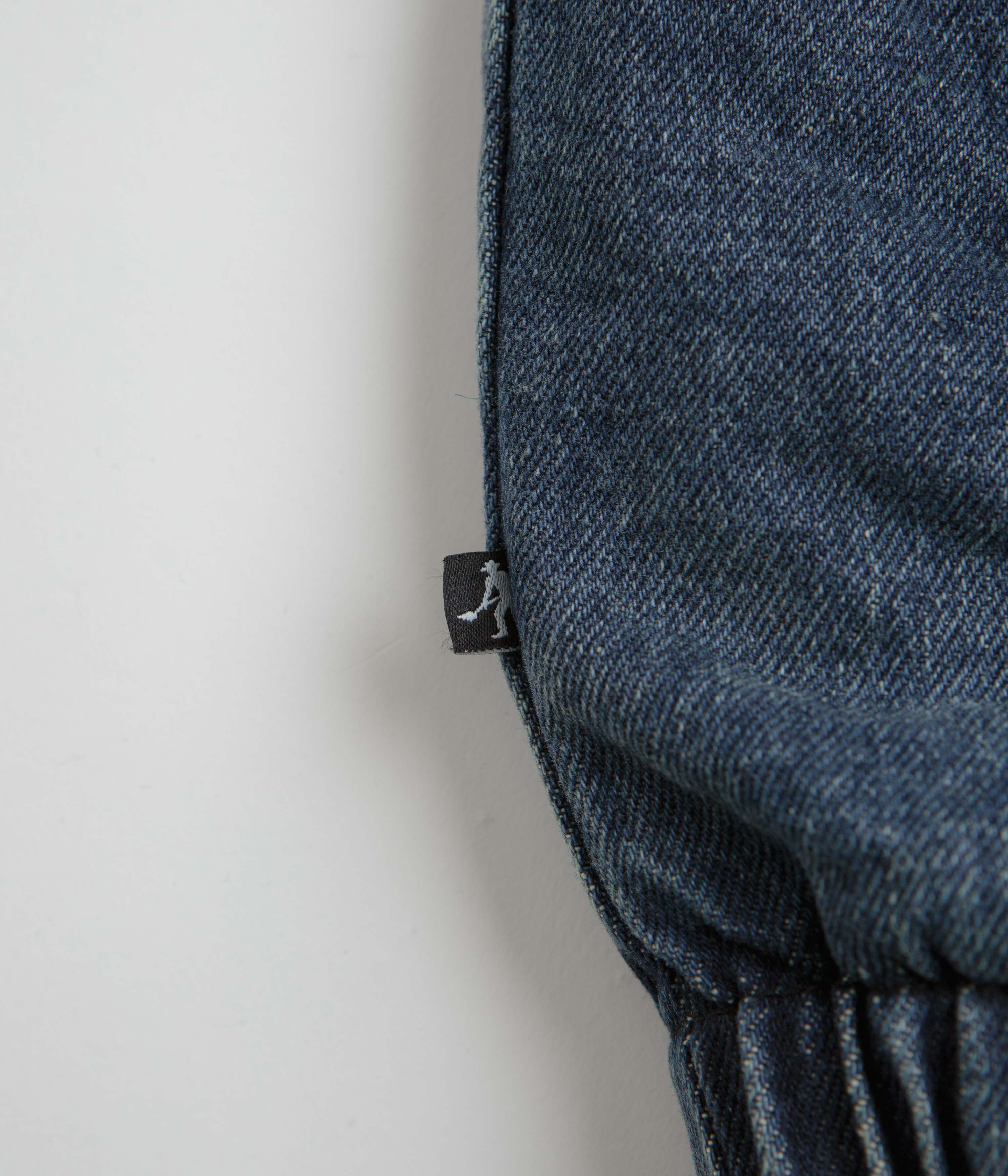Pass Port Vineyard Birds Denim Delivery Jacket - Washed Indigo - Image 4