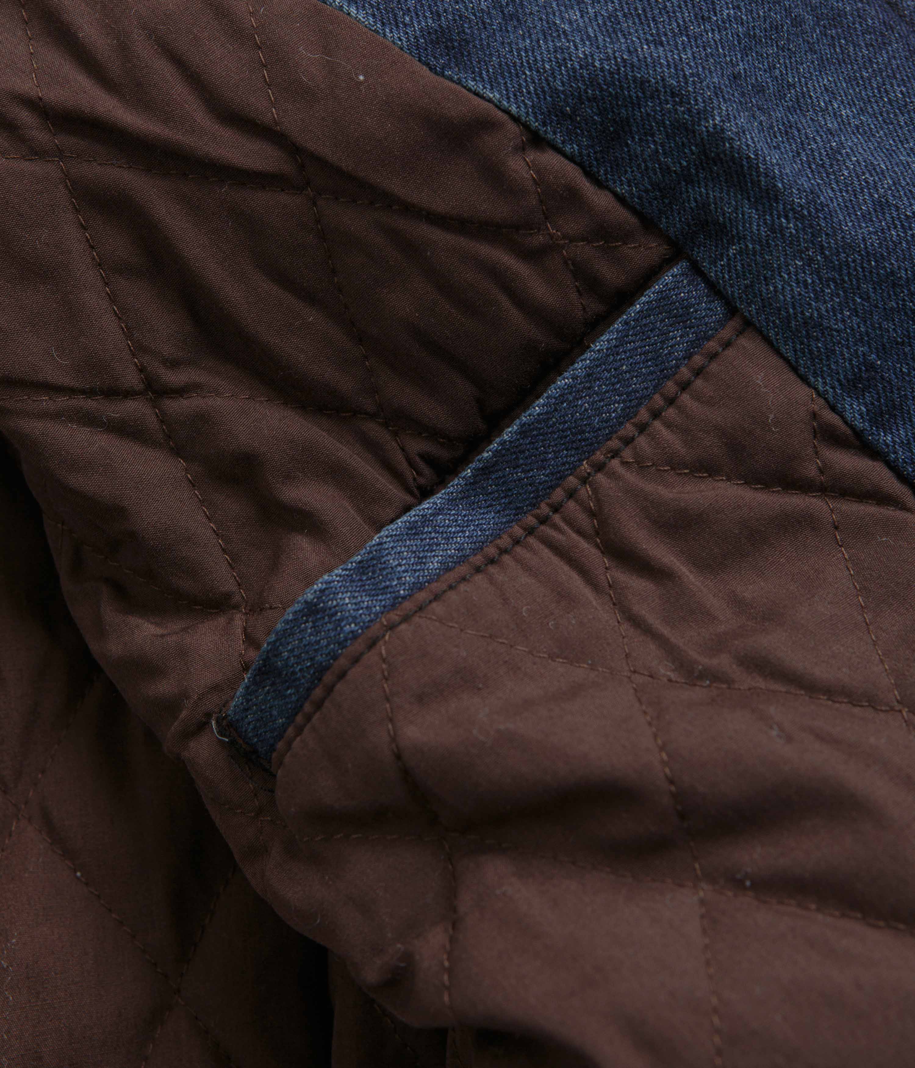 Pass Port Vineyard Birds Denim Delivery Jacket - Washed Indigo - Image 7