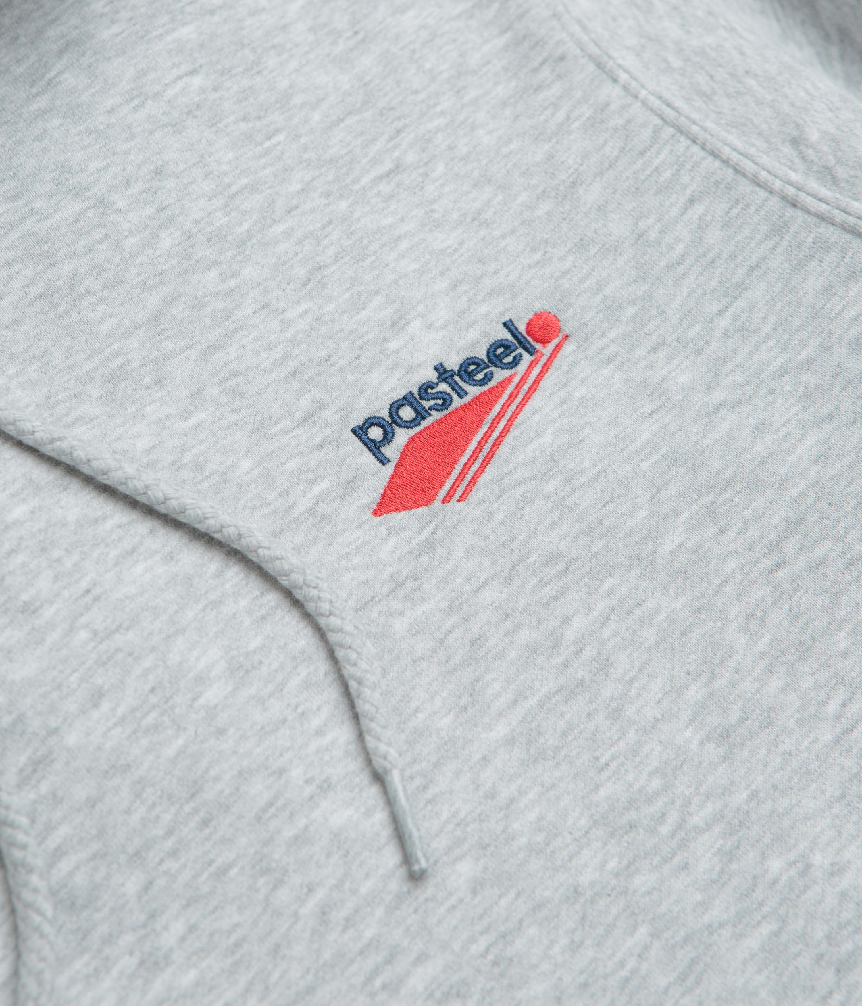 Pasteelo Embroidered O.G. Hoodie - Heather Grey - Image 3