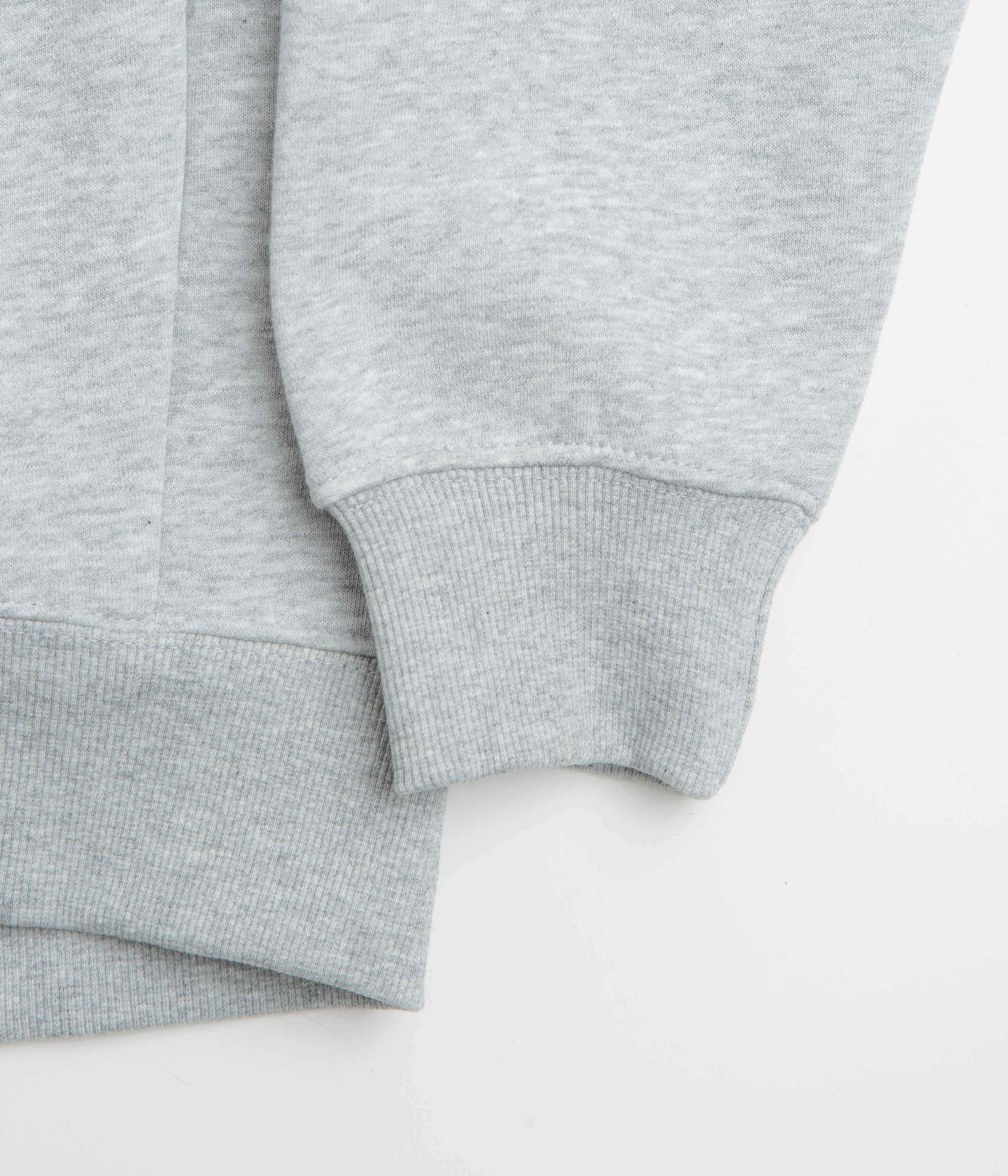 Pasteelo Zip Up Trainer Sweatshirt - Heather Grey - Image 6