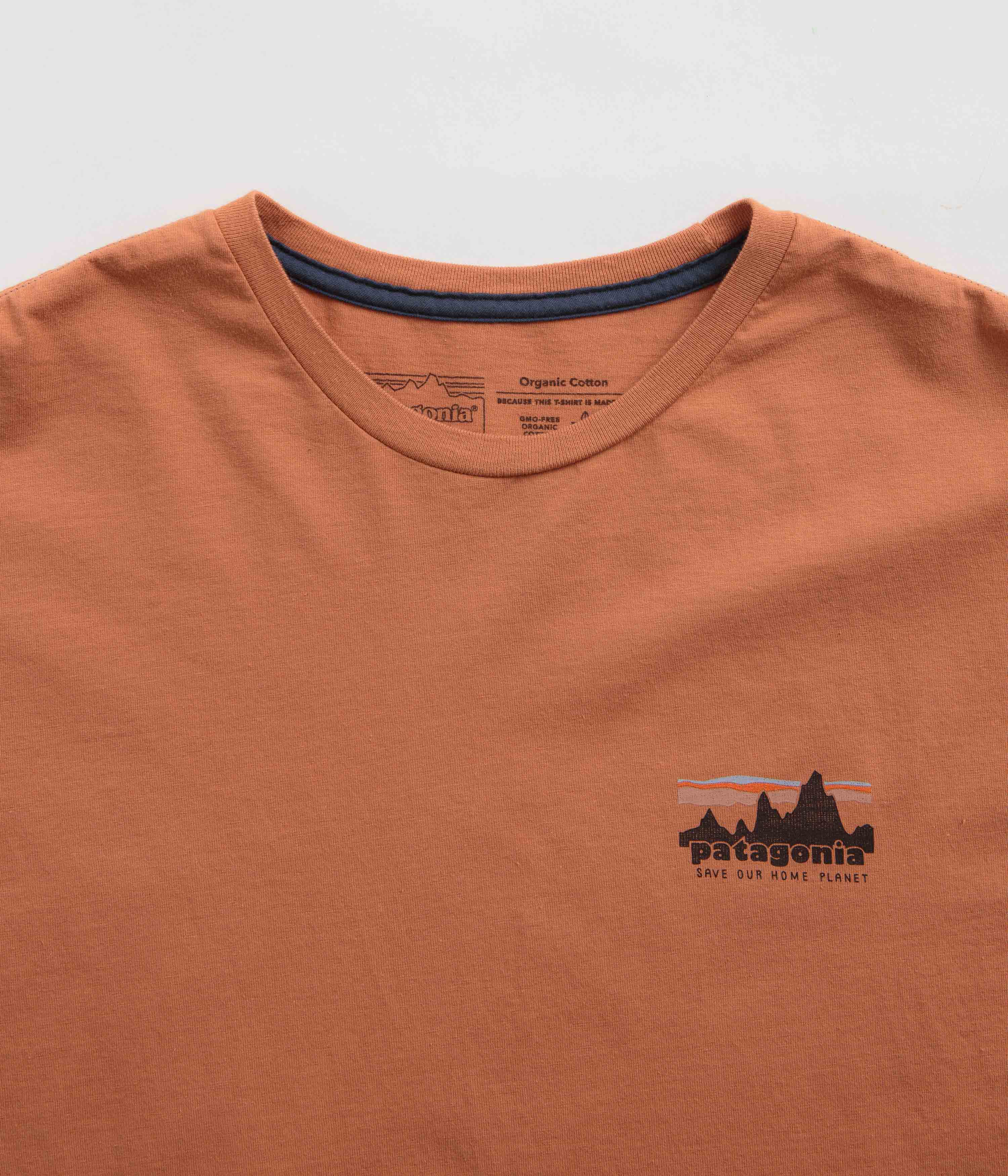 Patagonia 73 Skyline Organic T-Shirt - Sienna Clay - Image 4