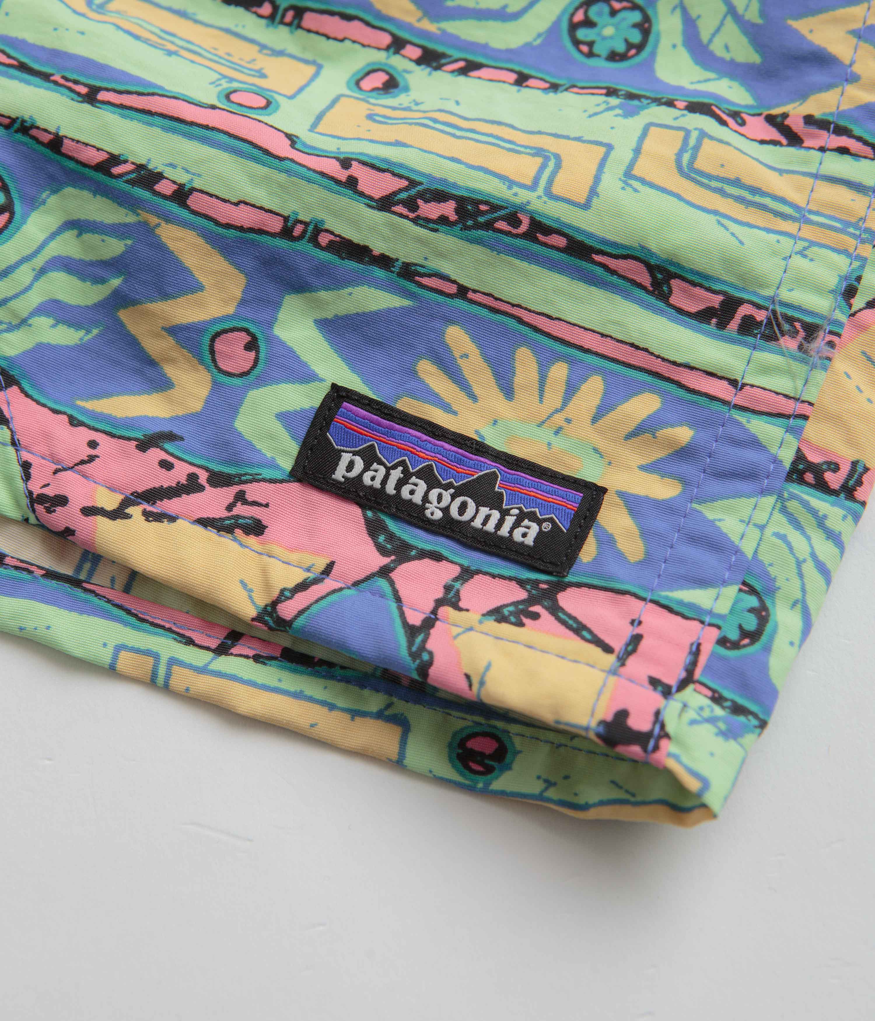 Patagonia Baggies 5" Shorts - High Hopes Geo: Salamander Green - Image 6