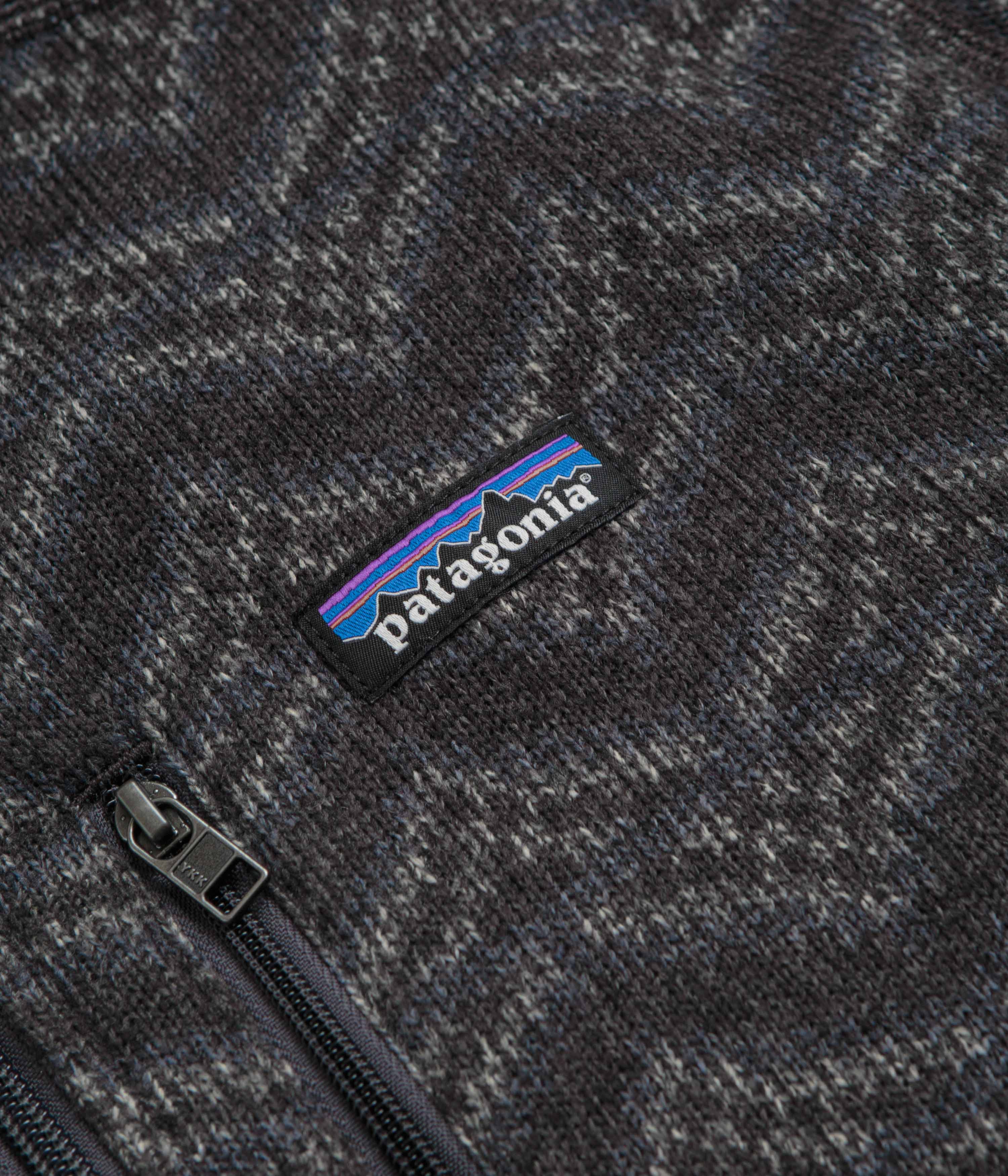 Patagonia Better Sweater 1/4 Zip Sweatshirt - Island Escape: Forge Grey - Image 3
