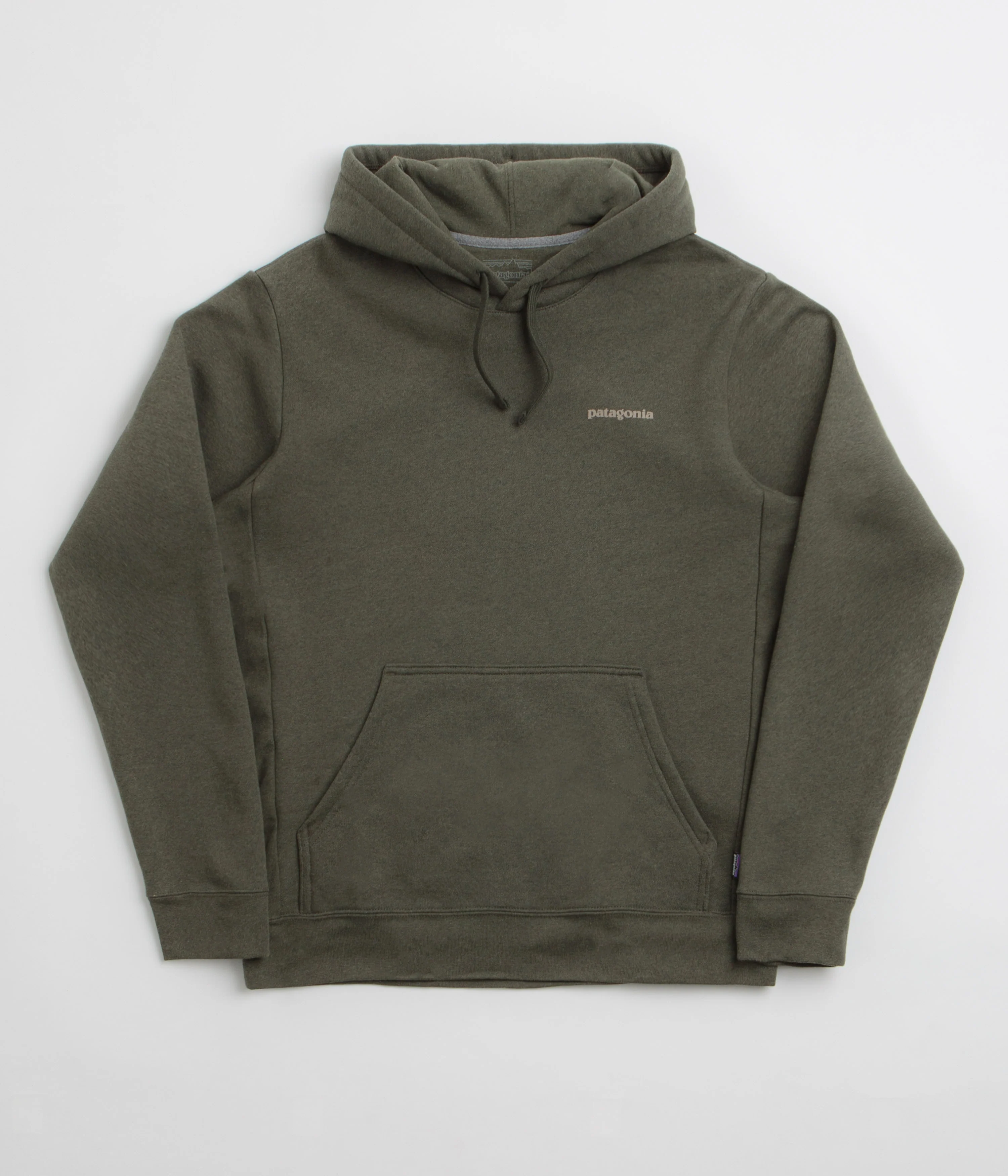 Patagonia Boardshort Logo Uprisal Hoodie - Basin Green - Image 2