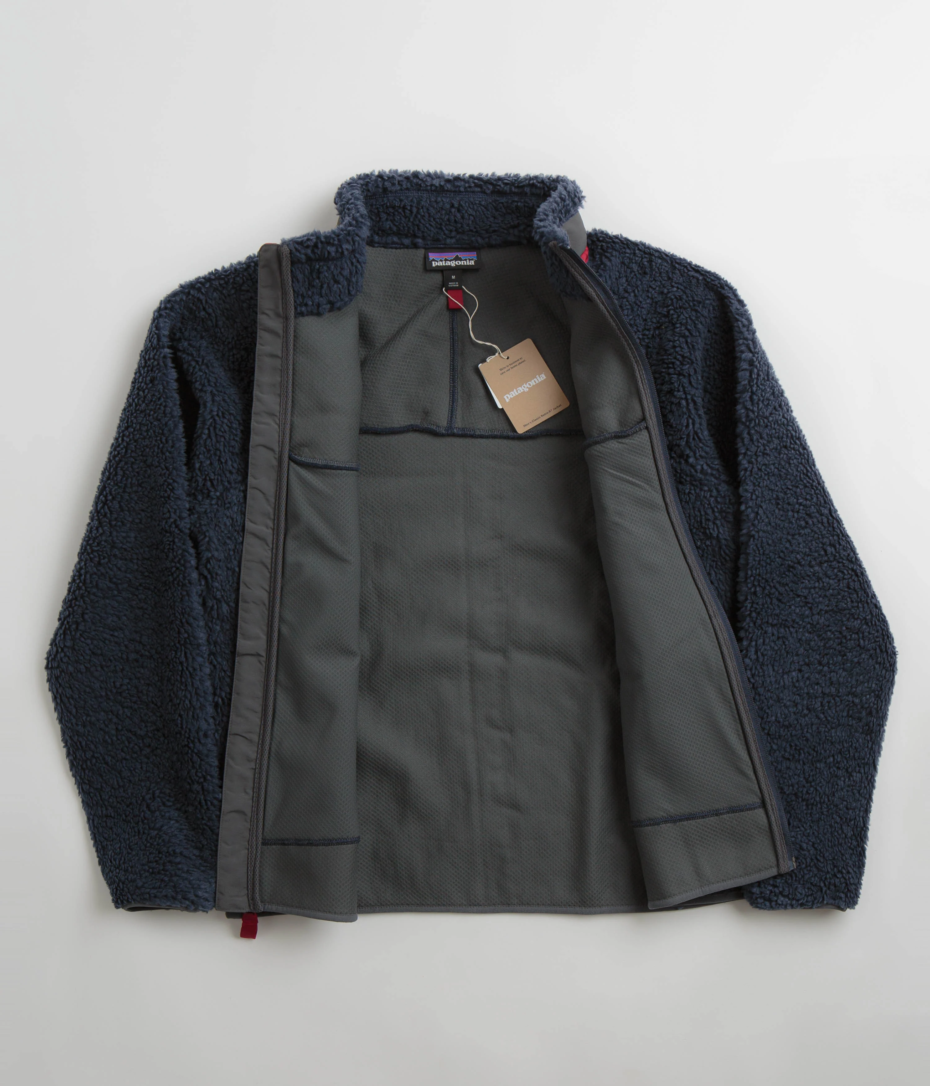 Patagonia Classic Retro-X Jacket - New Navy / Wax Red - Image 2