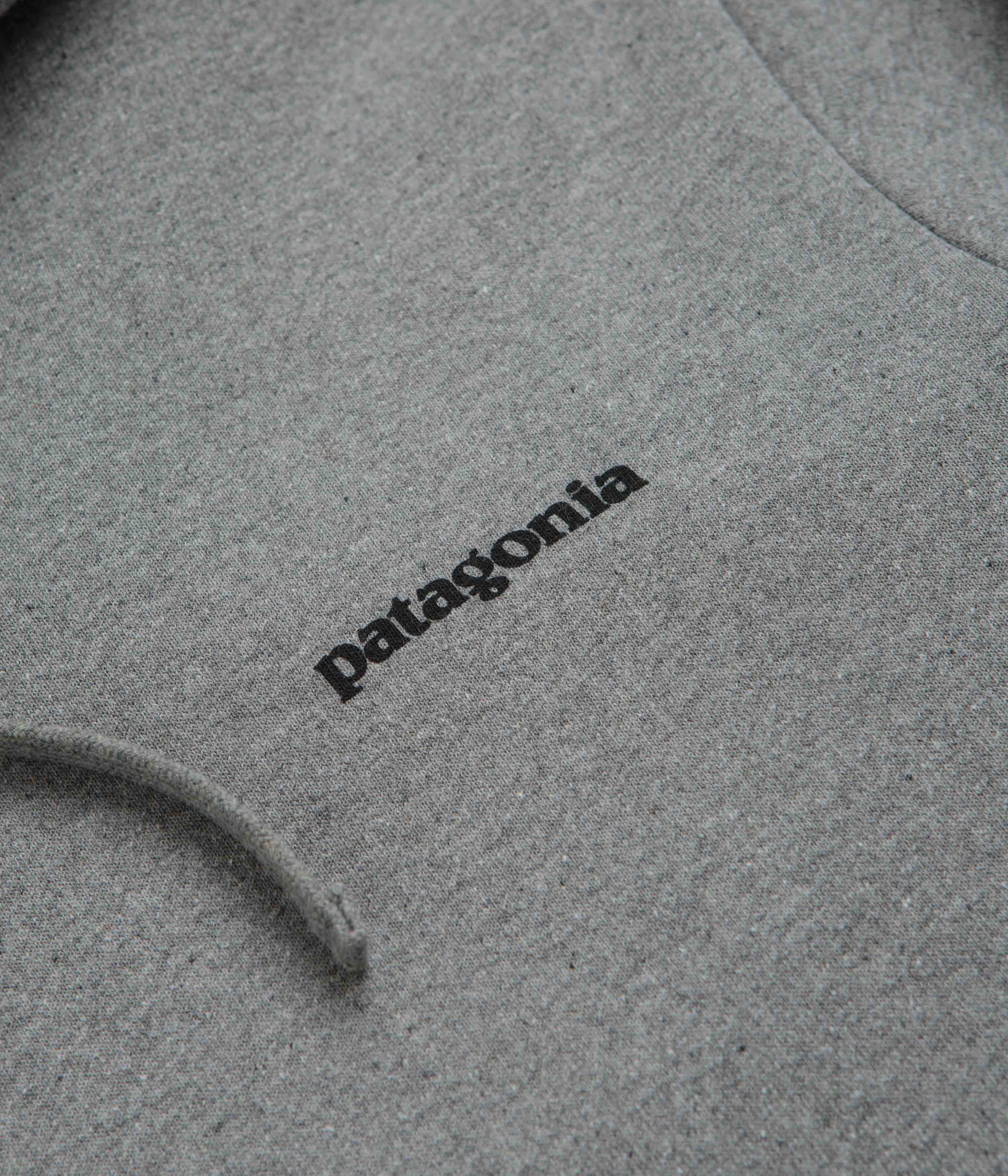 Patagonia Fitz Roy Icon Uprisal Hoodie - Gravel Heather - Image 4