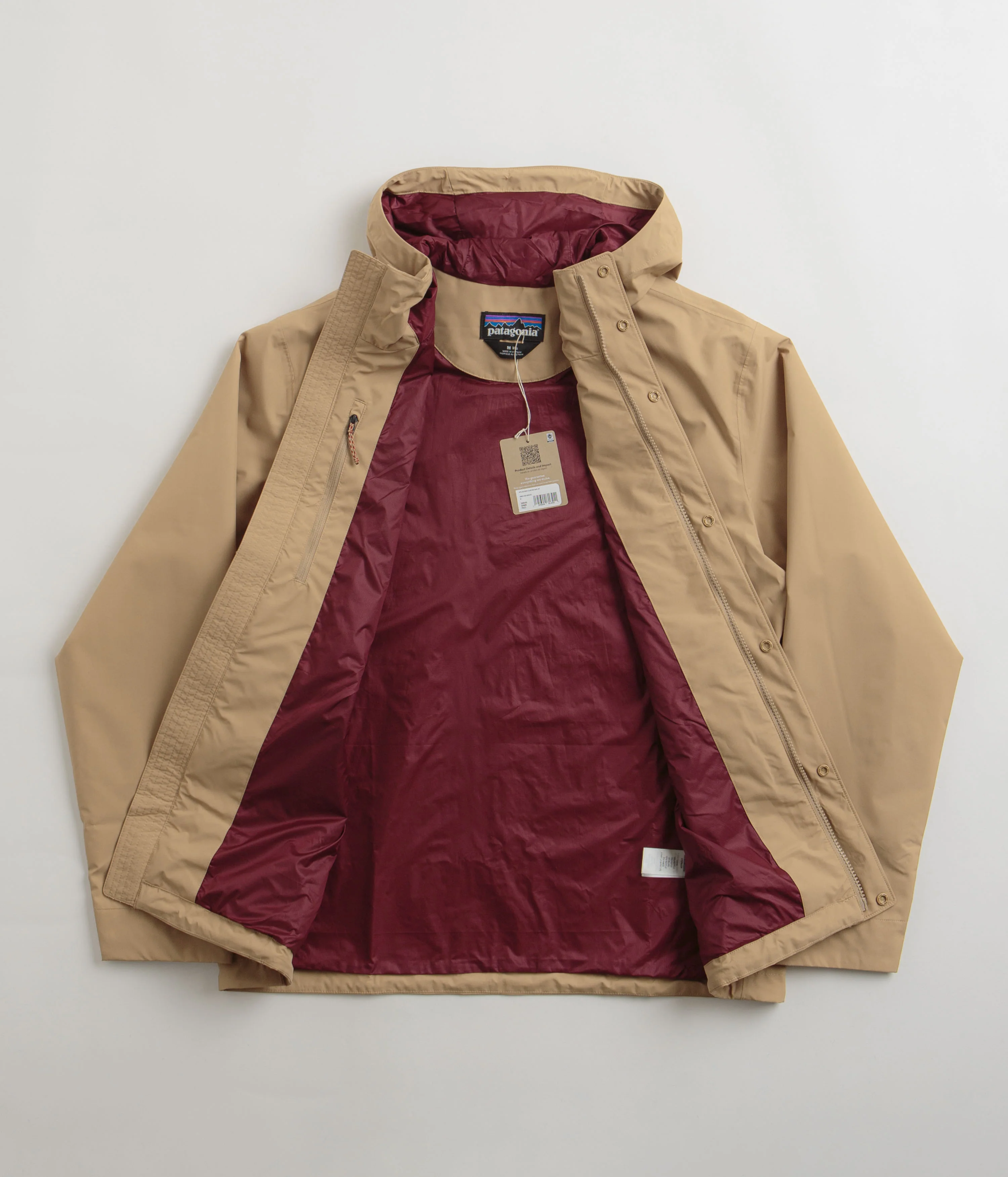 Patagonia Jackson Glacier Rain Jacket - Grayling Brown - Image 3