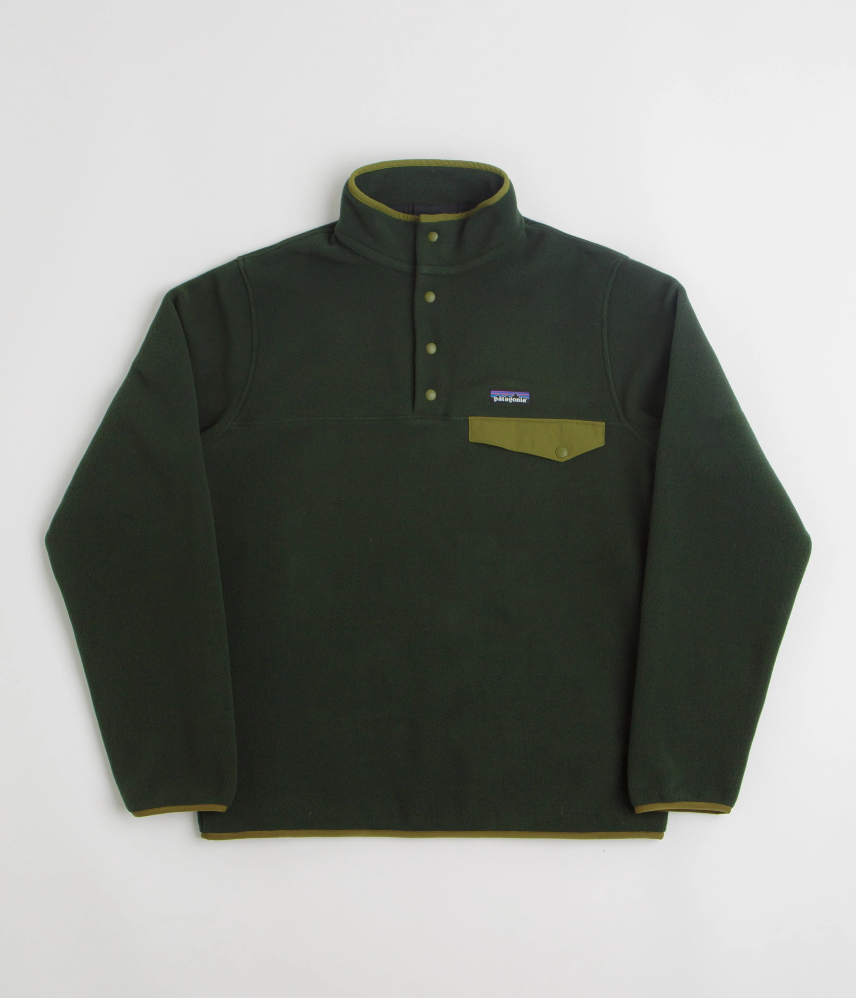 Patagonia Lightweight Synchilla Snap-T Fleece - Old Growth Green