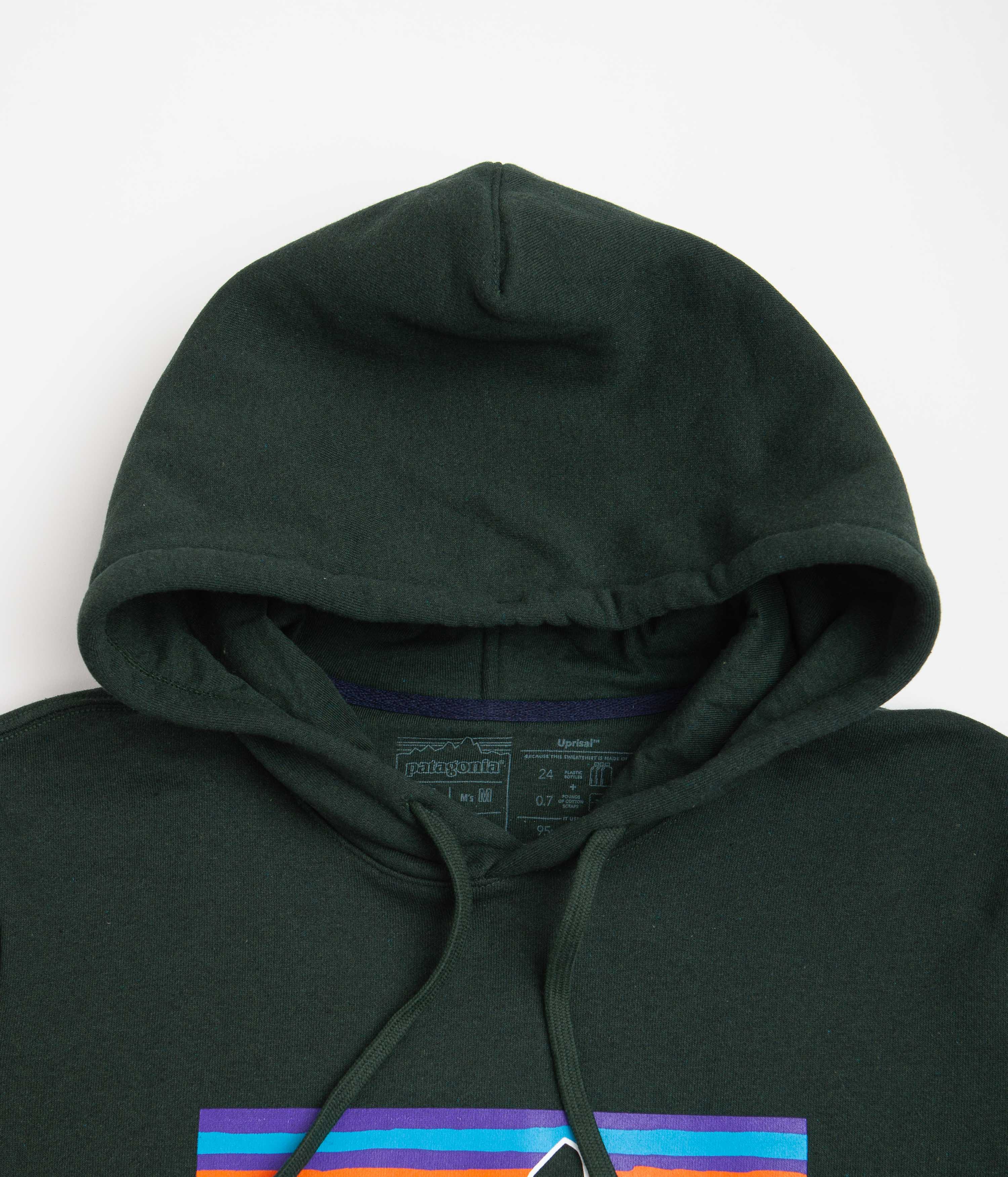 Patagonia P-6 Label Uprisal Hoodie - Pinyon Green - Image 2