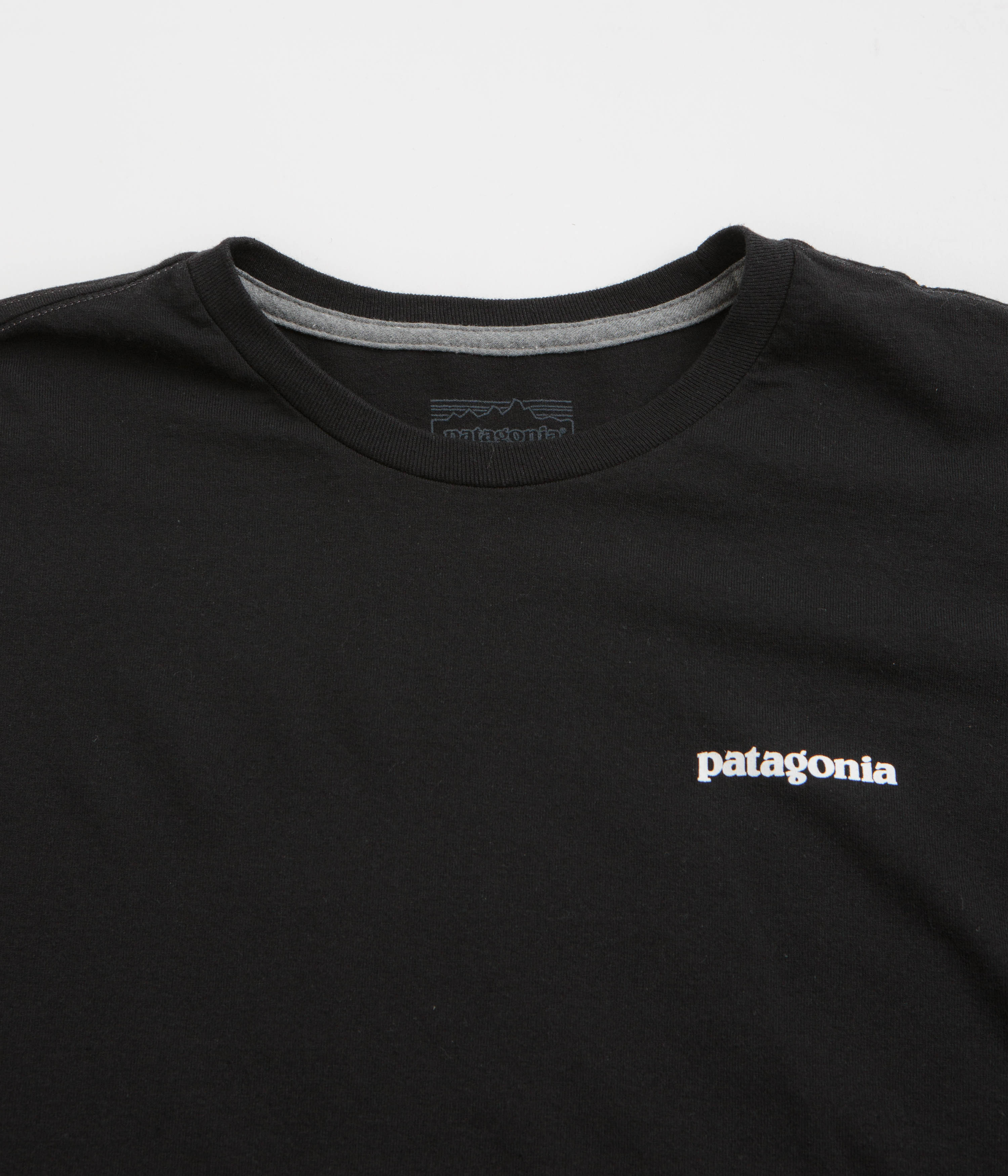 Patagonia P-6 Logo Responsibili-Tee Long Sleeve T-Shirt - Black - Image 3