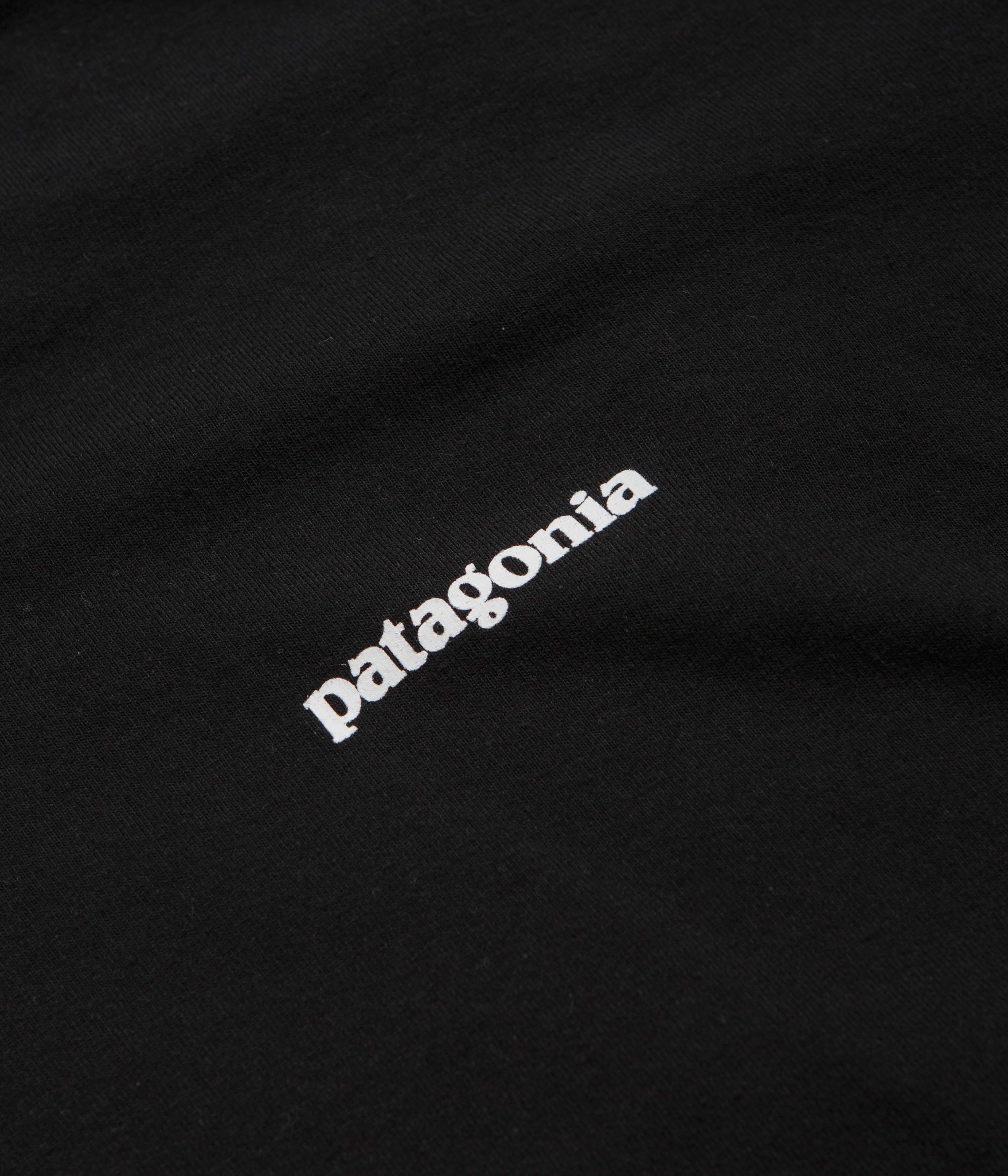 Patagonia P-6 Logo Responsibili-Tee Long Sleeve T-Shirt - Black - Image 4