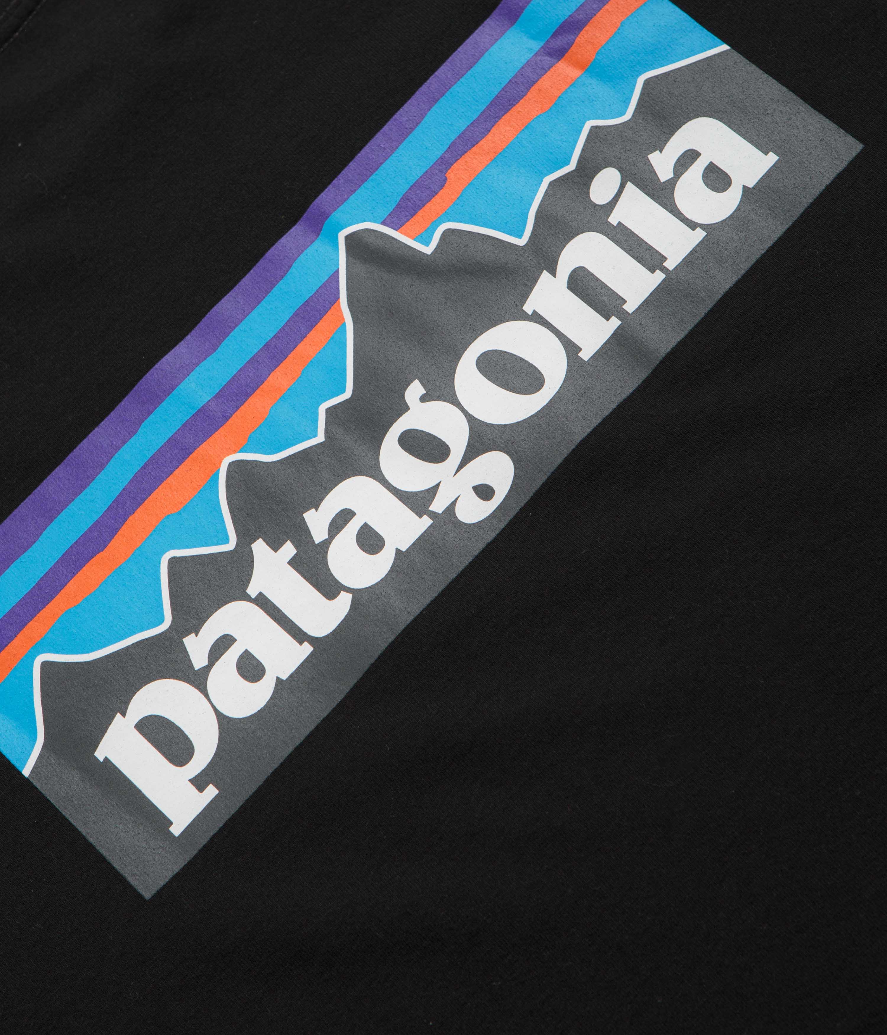 Patagonia P-6 Logo Responsibili-Tee Long Sleeve T-Shirt - Black - Image 5