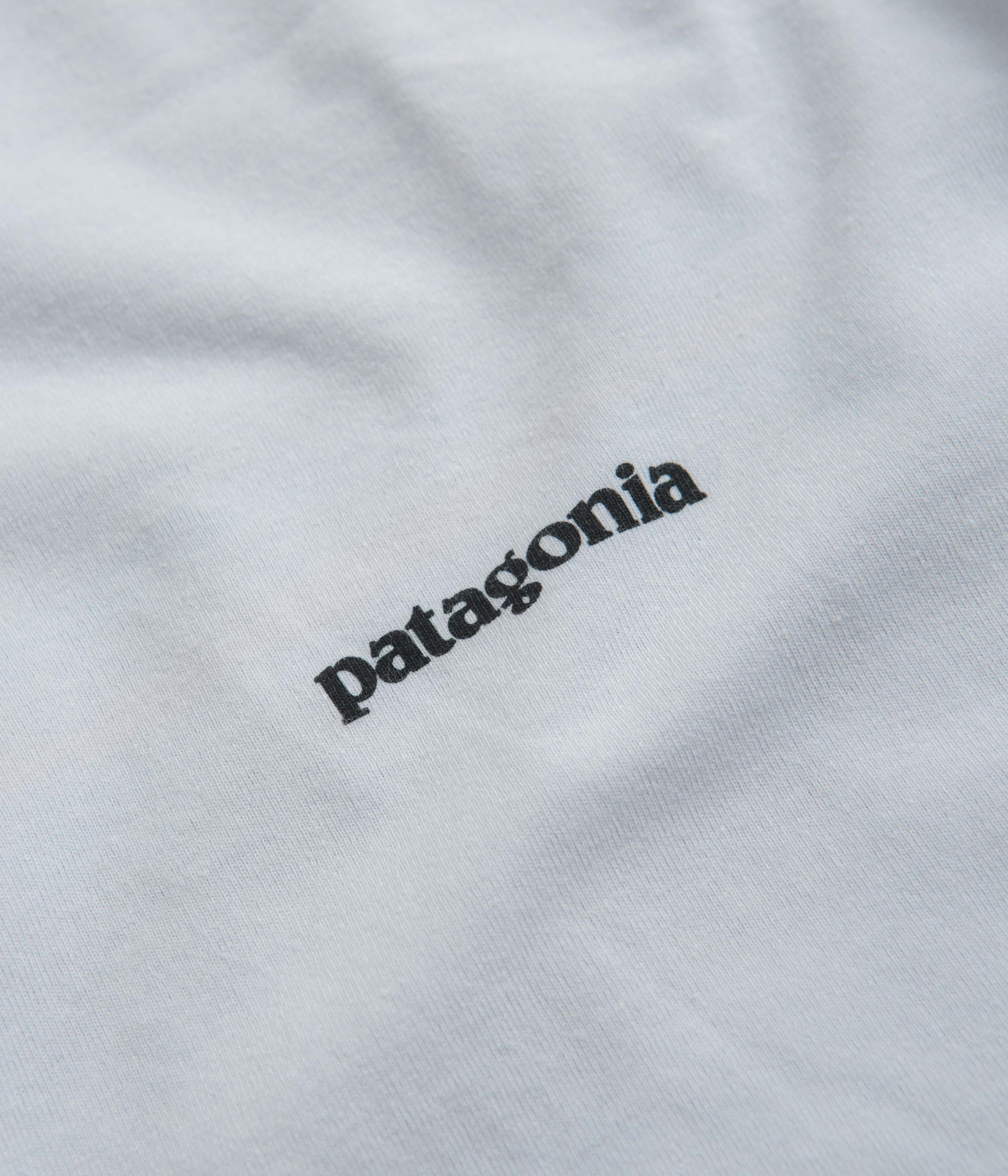 Patagonia P-6 Logo Responsibili-Tee Long Sleeve T-Shirt - White - Image 4