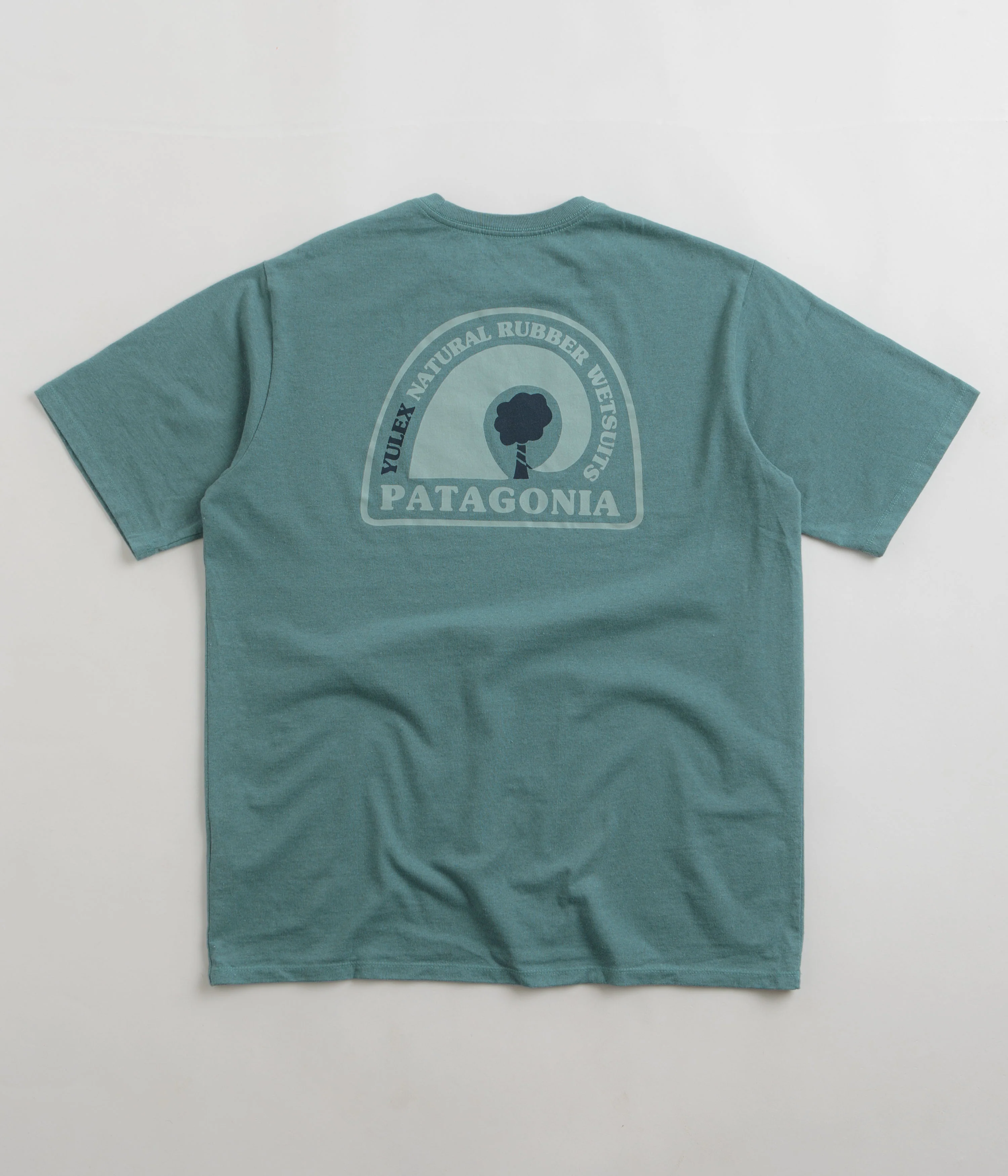Patagonia Rubber Tree Mark Responsibili-Tee T-Shirt - Belay Blue - Image 2