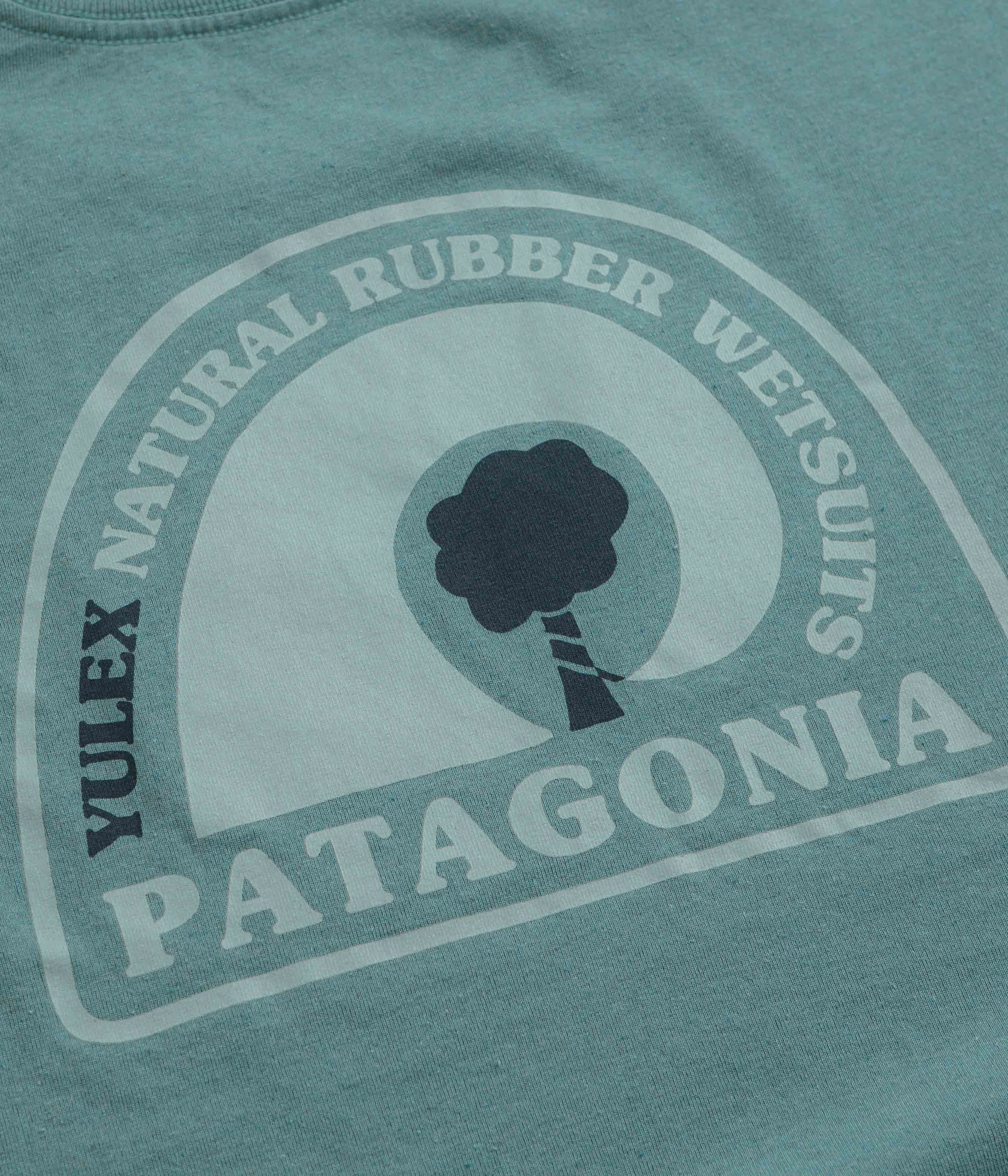 Patagonia Rubber Tree Mark Responsibili-Tee T-Shirt - Belay Blue - Image 7