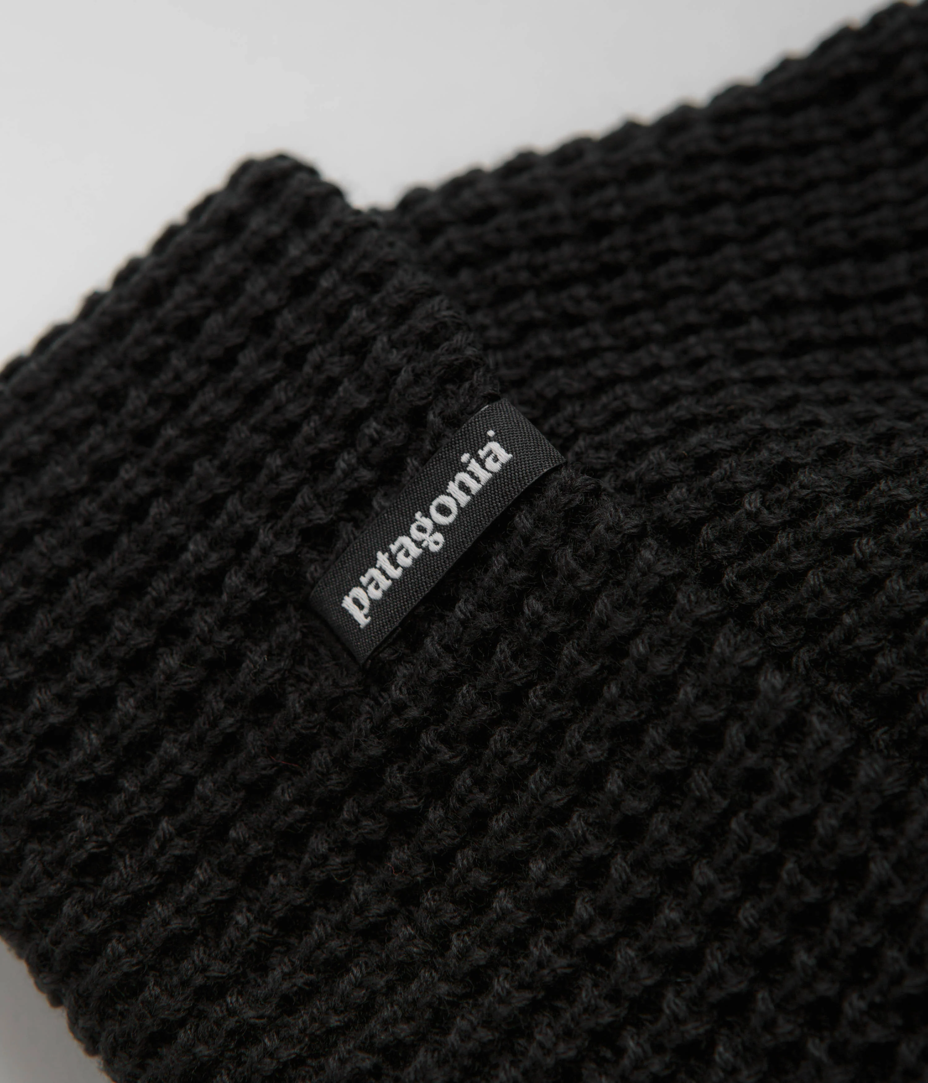 Patagonia Snowdrifter Beanie - Black - Image 2