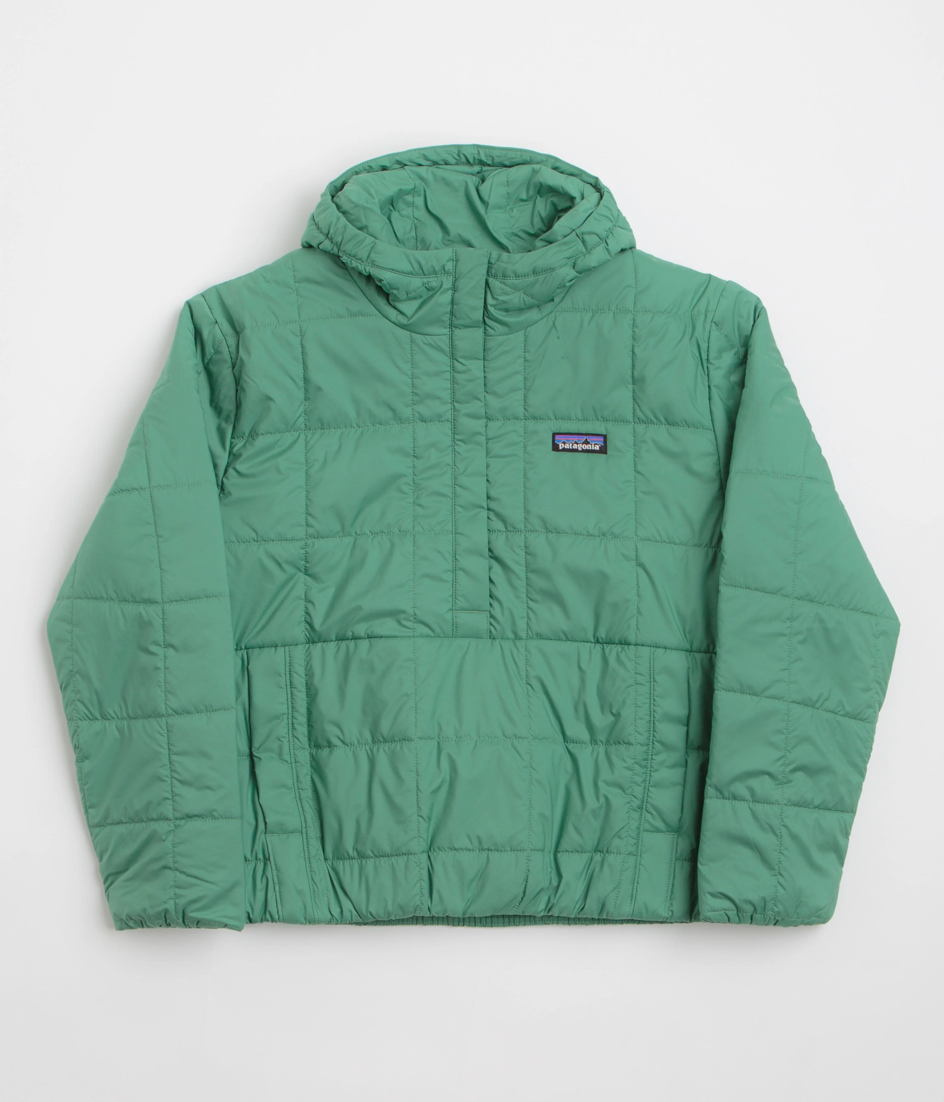 Patagonia Womens Light Gust Hooded Pullover Jacket - Heartleaf Green