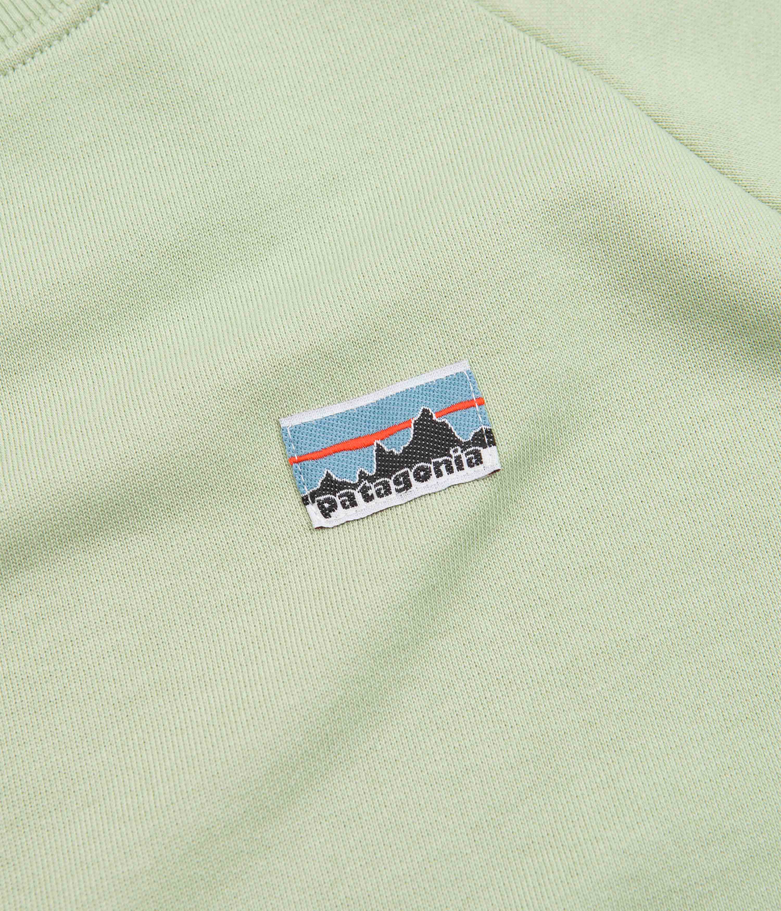 Patagonia Womens Regenerative Organic Certified Cotton Essential Crewneck Sweatshirt - Salvia Green - Image 3