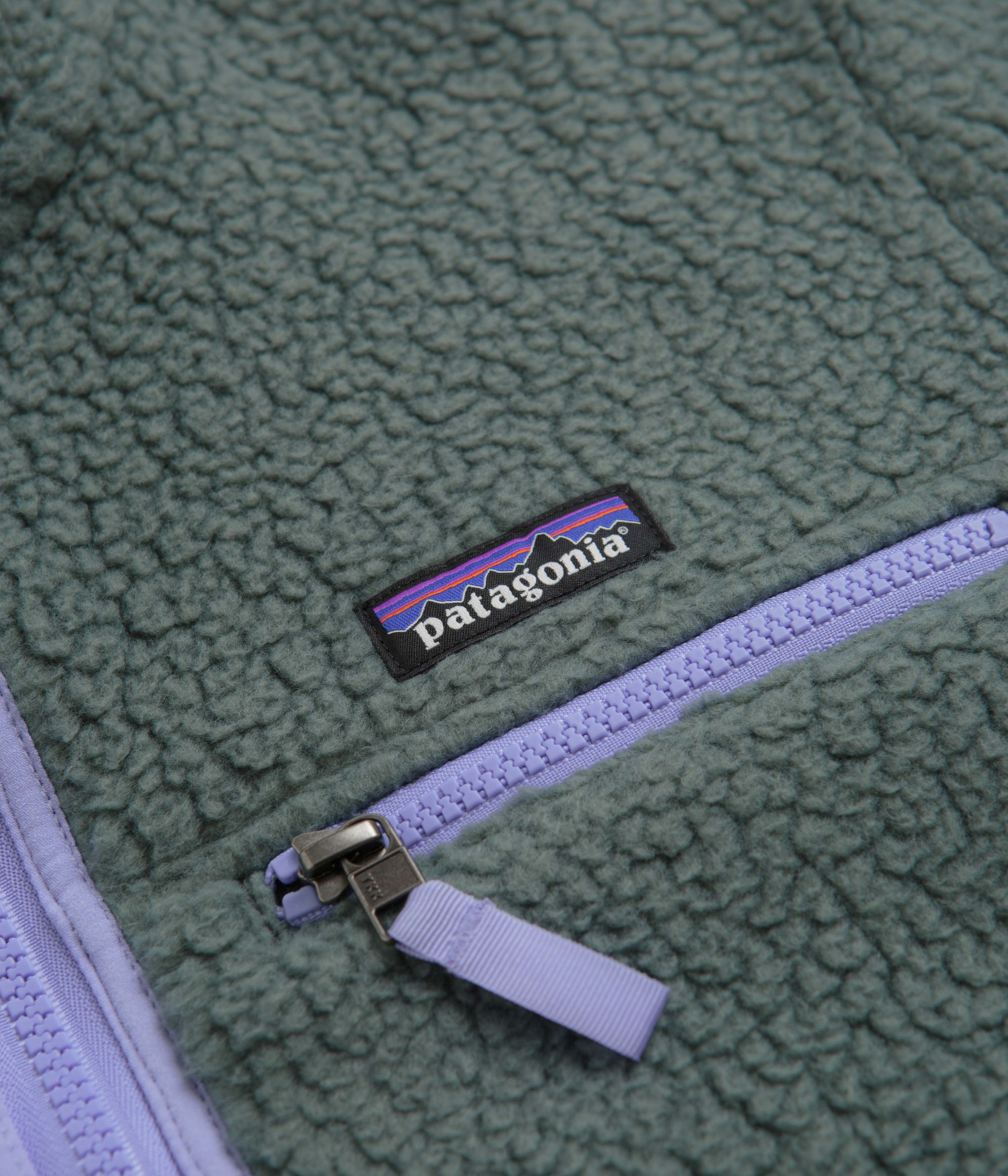 Patagonia Womens Retro Pile Fleece Jacket - Nouveau Green - Image 4