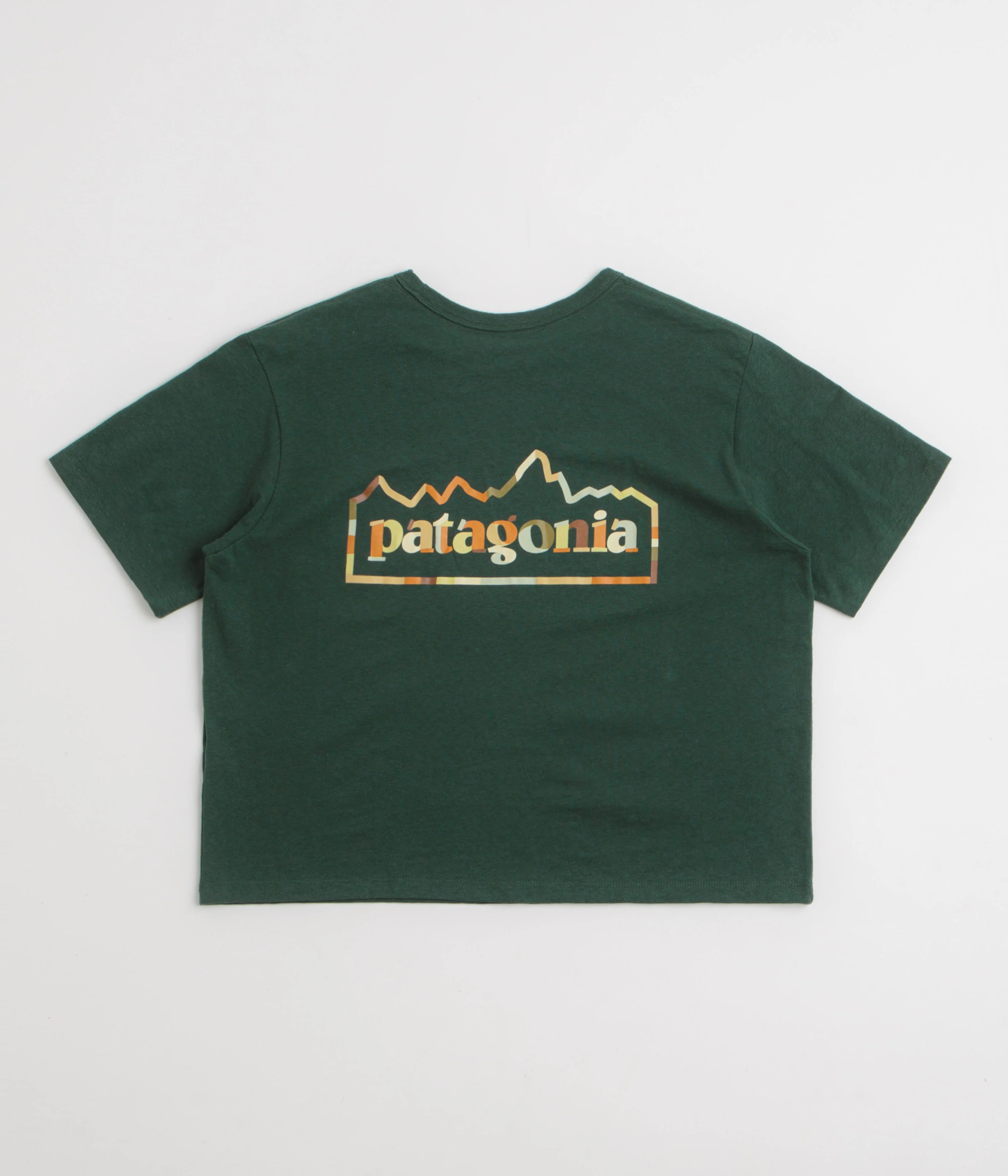 Patagonia Womens Unity Fitz Easy Cut Responsibili-Tee T-Shirt - Cascade Green - Image 2