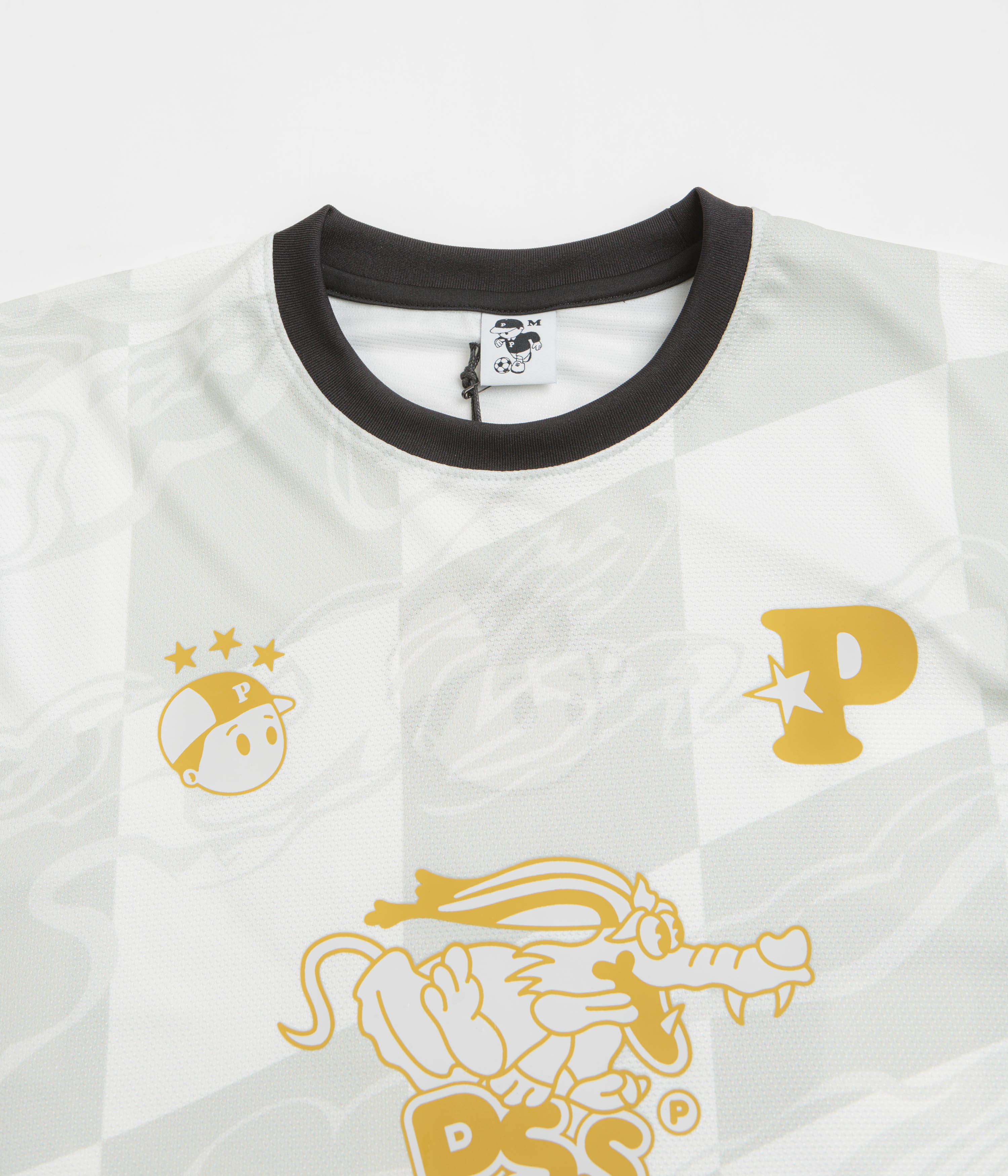 Pawa Speed Sports Doggo Football Shirt - Cream / Gold - Image 4