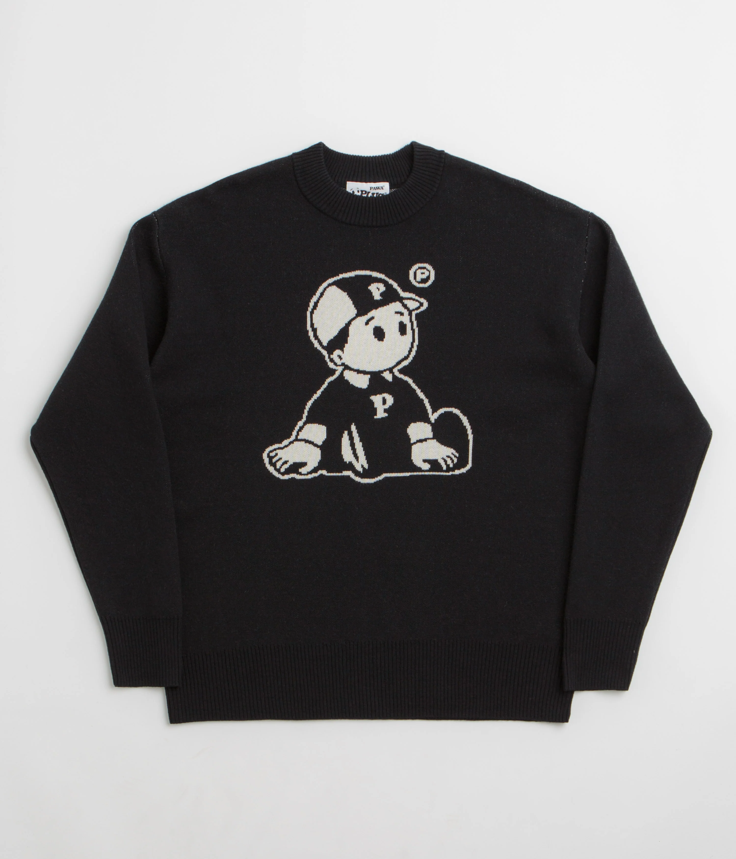 Pawa Speed Sports OG Boy Knit Sweatshirt - Black