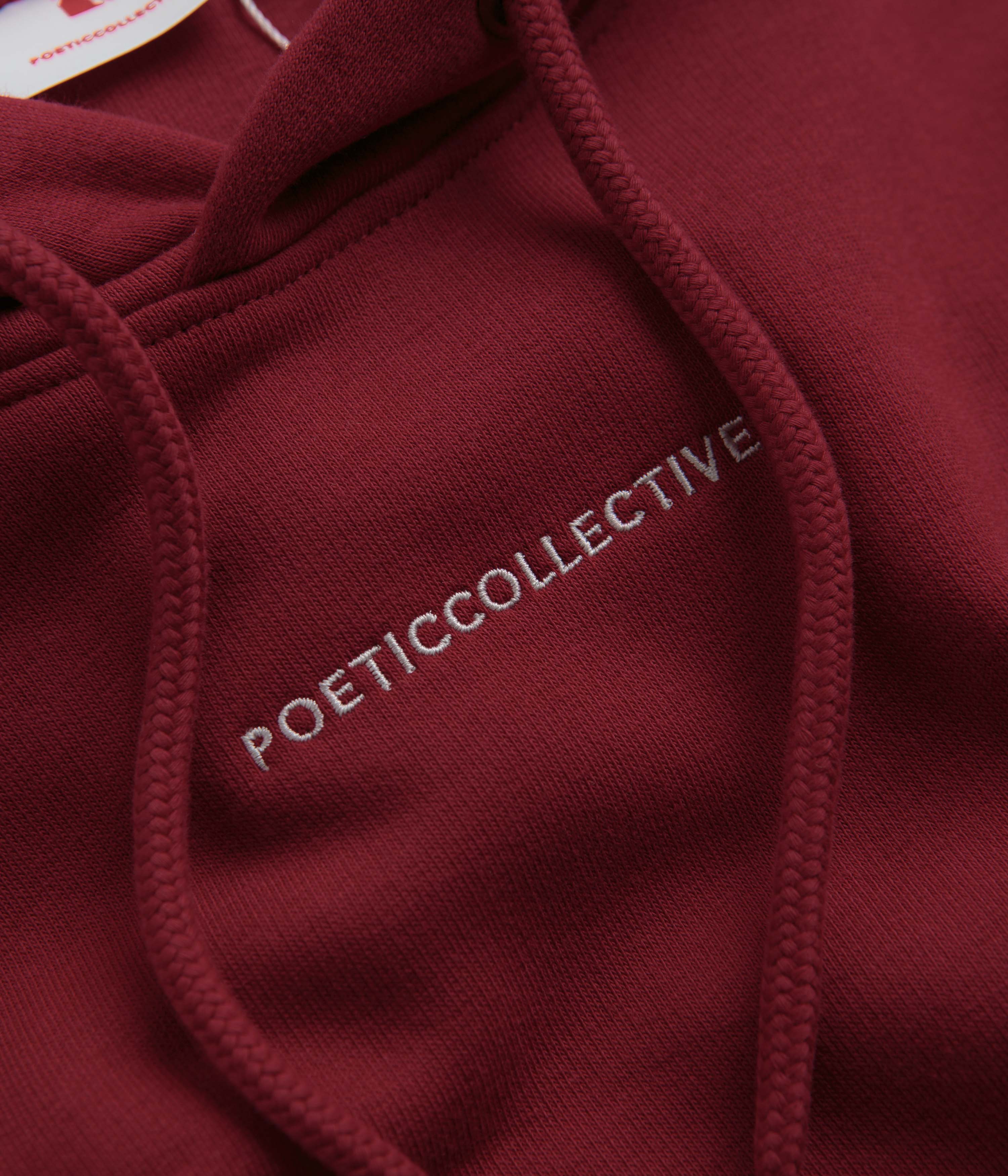 Poetic Collective Cloud Hoodie - Burgundy - Image 4