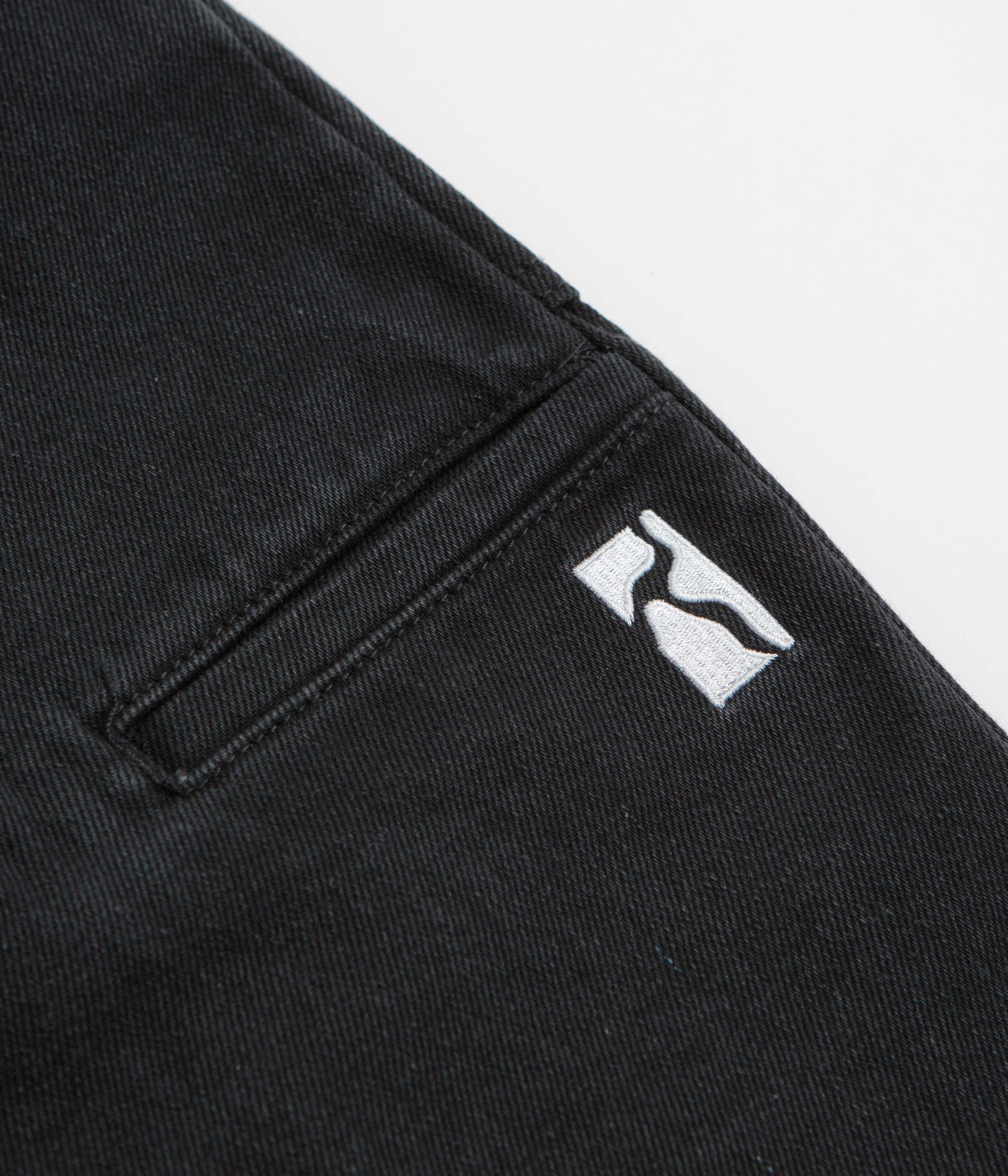 Poetic Collective Denim Painter Shorts - Black - Image 8
