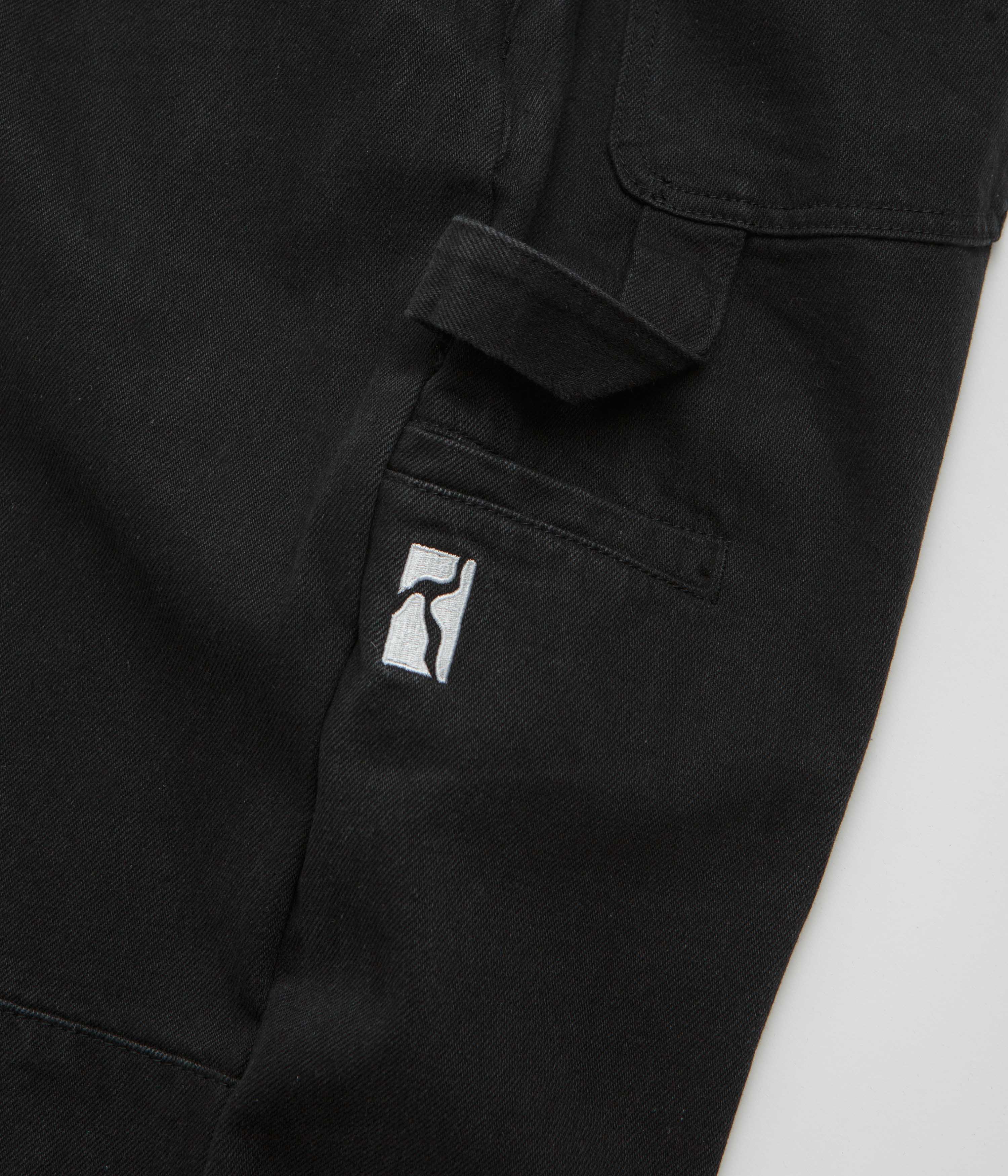 Poetic Collective Denim Sculptor Pants - Black - Image 7