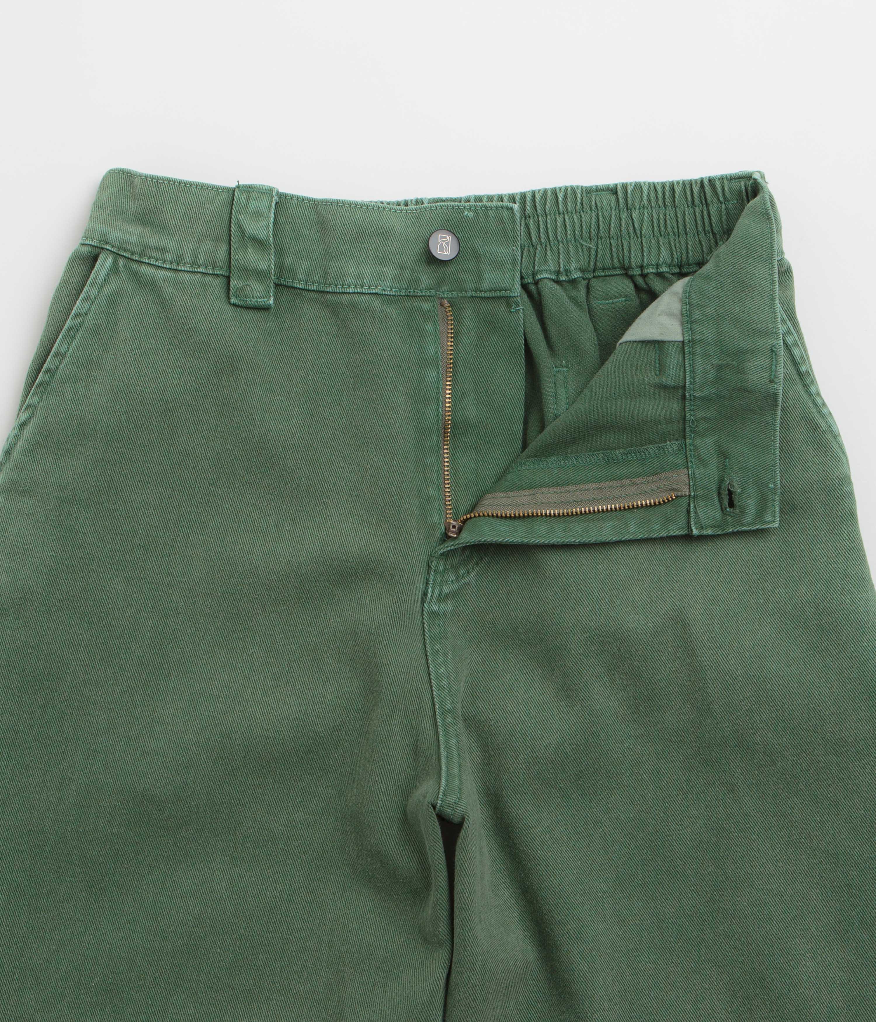 Poetic Collective Denim Sculptor Pants - Green Acid Wash / Green - Image 5