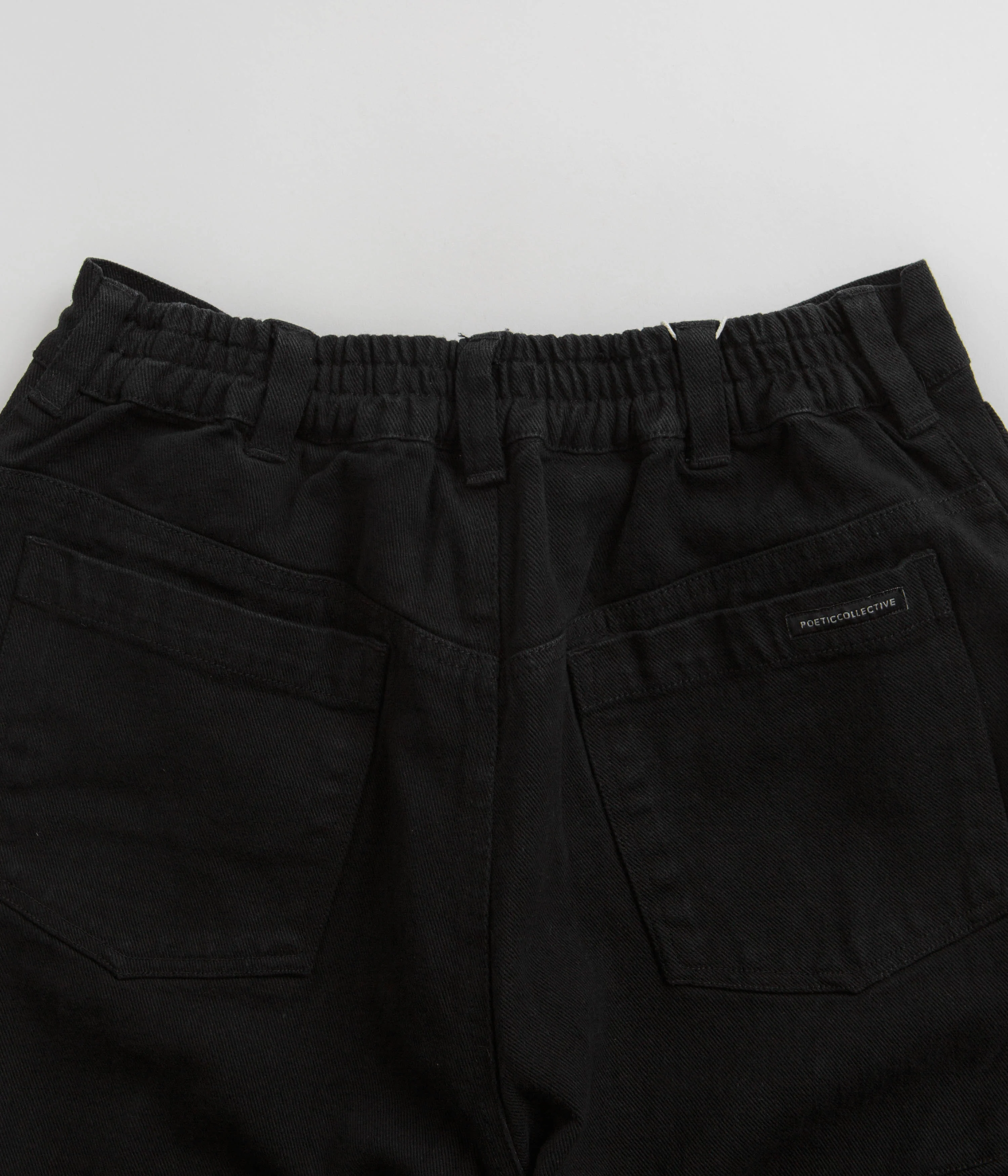 Poetic Collective Denim Tapered Pants - Black - Image 6