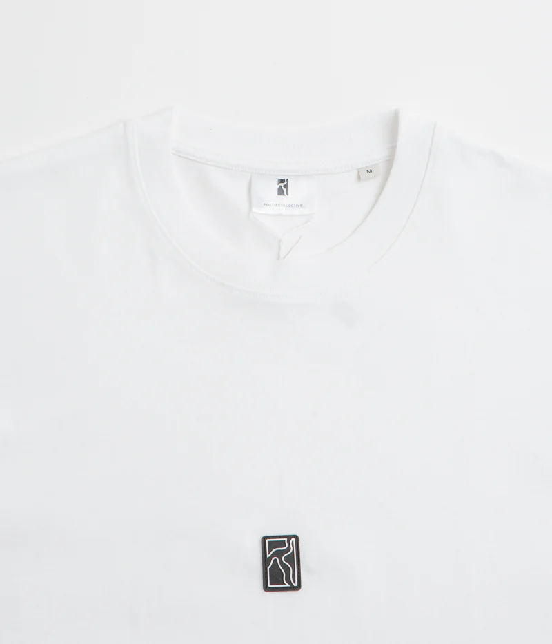 Poetic Collective Rubber Patch T-Shirt - White - Image 3