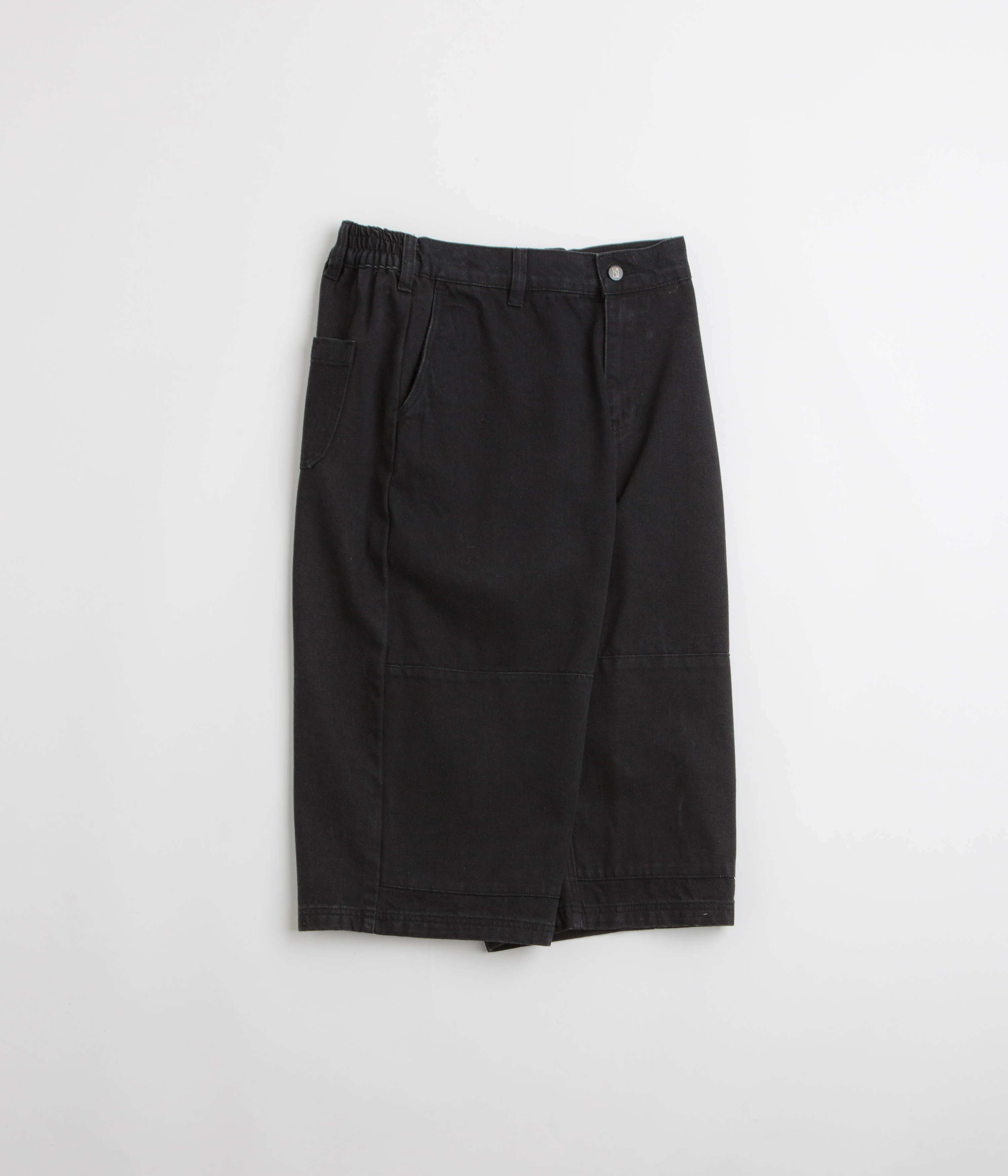 Poetic Collective Sculptor Shorts - Black Denim - Image 2