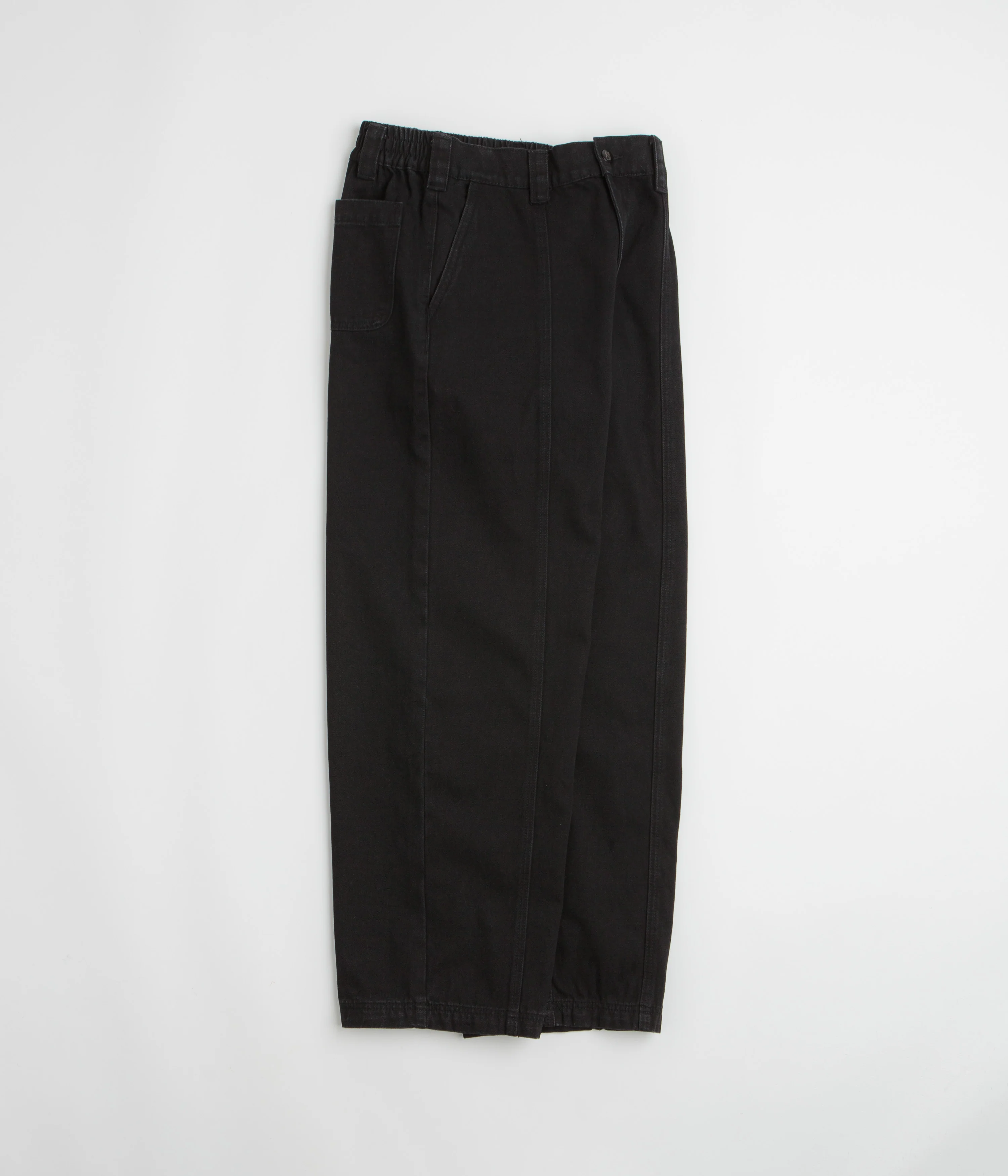 Poetic Collective Split Pants - Black Denim Wash - Image 2
