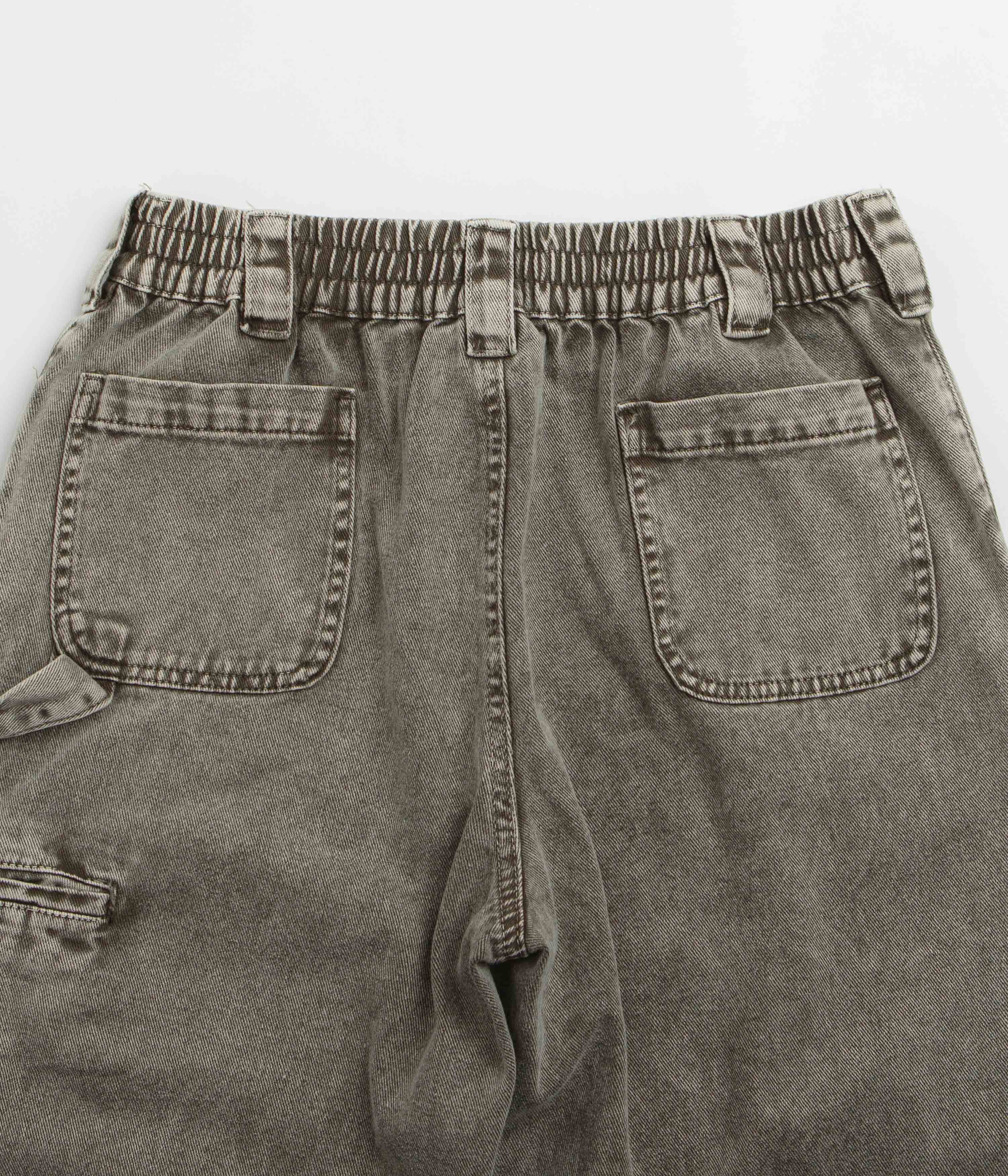 Poetic Collective Split Pants - Grey Denim Wash - Image 6