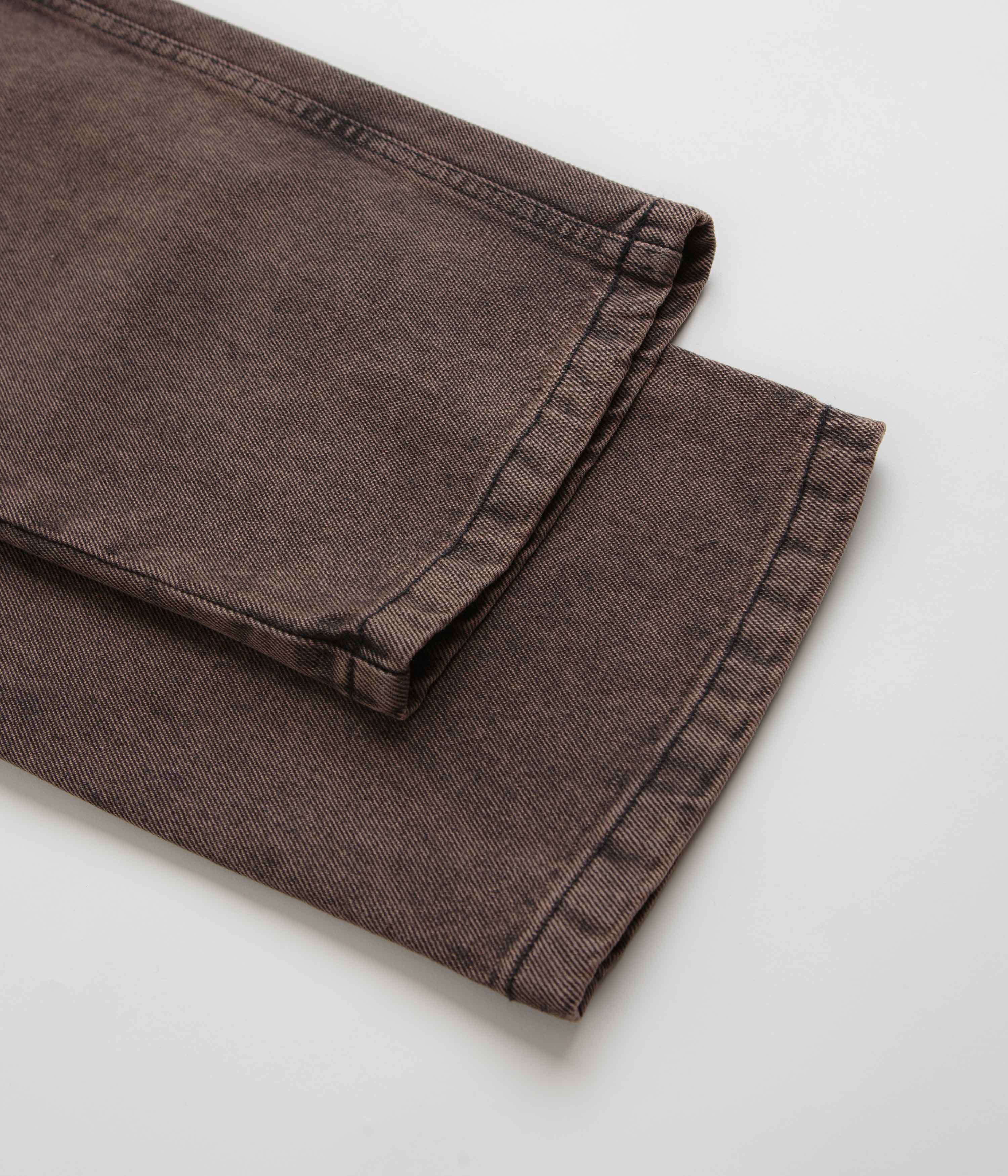 Polar 93 Denim Jeans - Mud Brown - Image 8